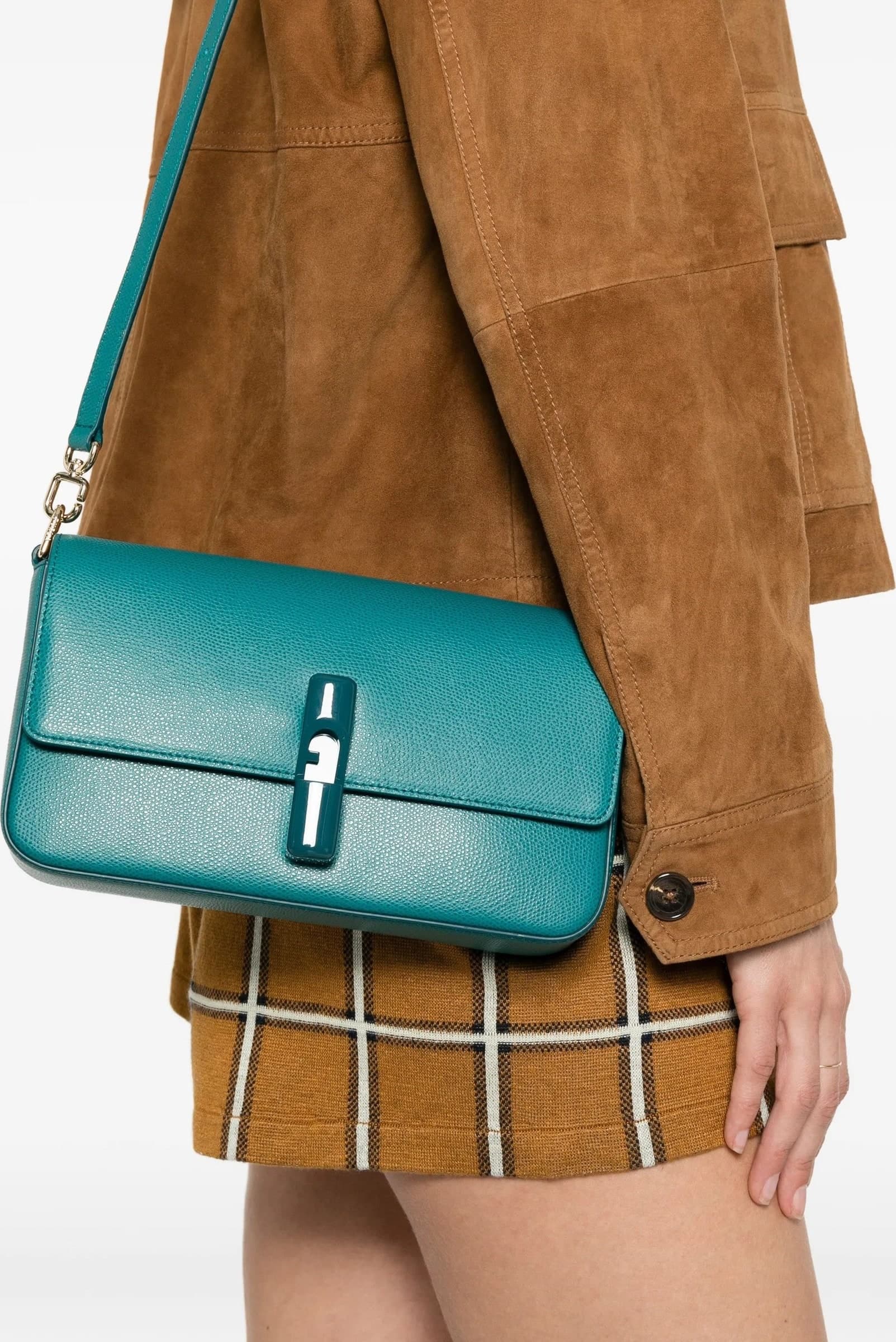 FURLA Furla - Borsa a Tracolla Iride Blu da Donna - 2