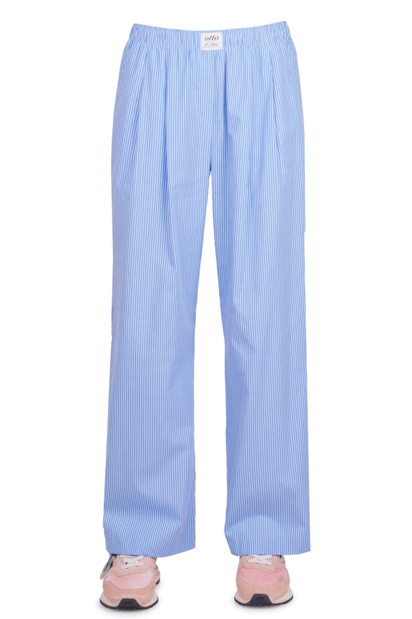 OTTOD'AME Ottod'ame - Pantalone - 470730 - Azzurro/Bianco - 3