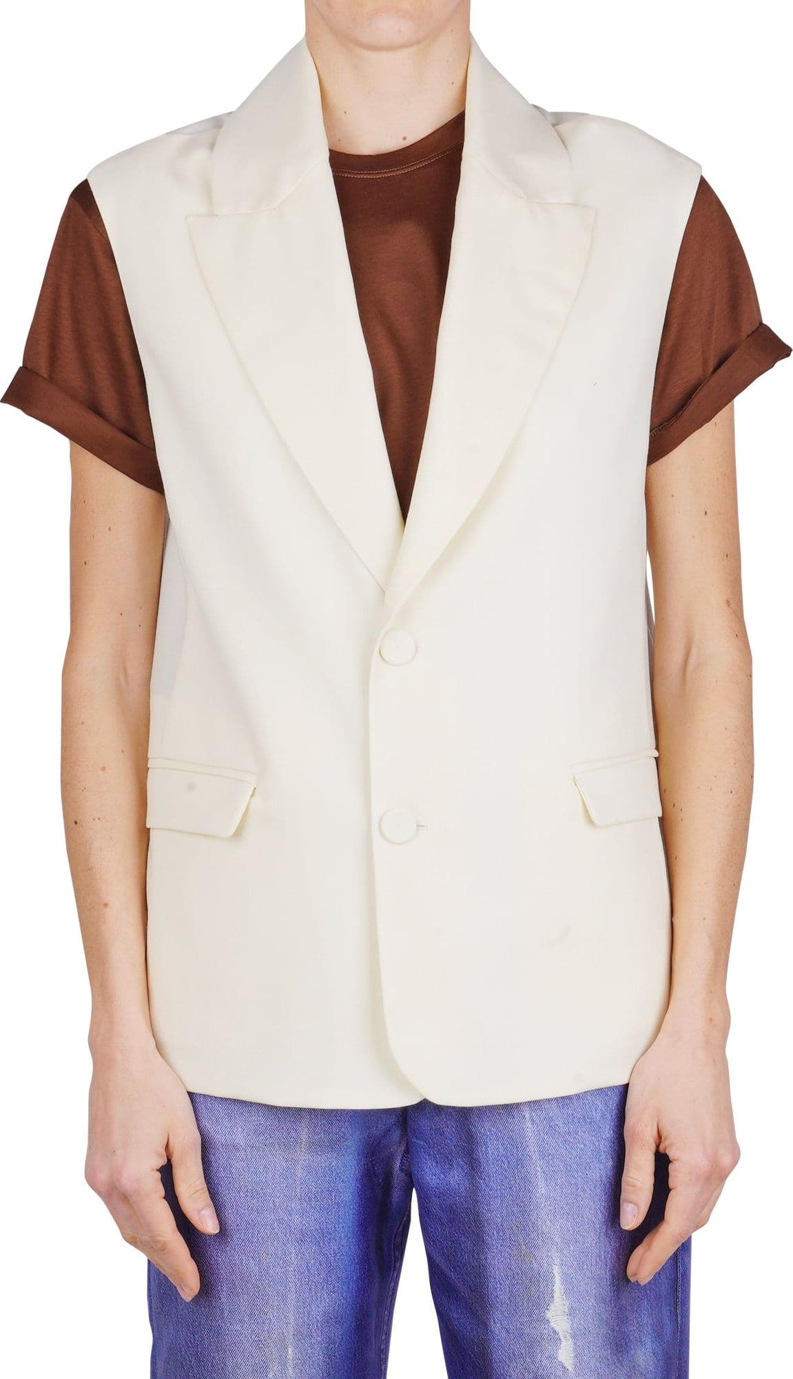 Liviana Conti  - Gilet - 470804 - Crema - 3