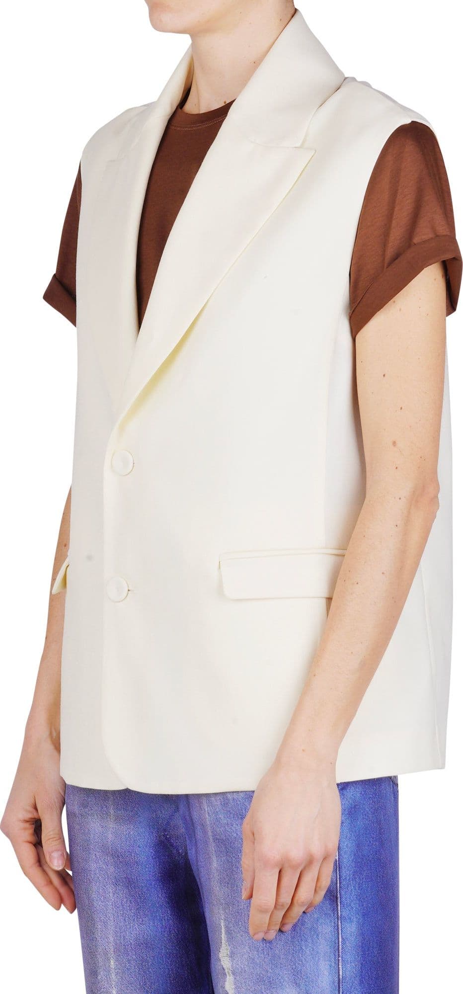 Liviana Conti  - Gilet - 470804 - Crema - 4