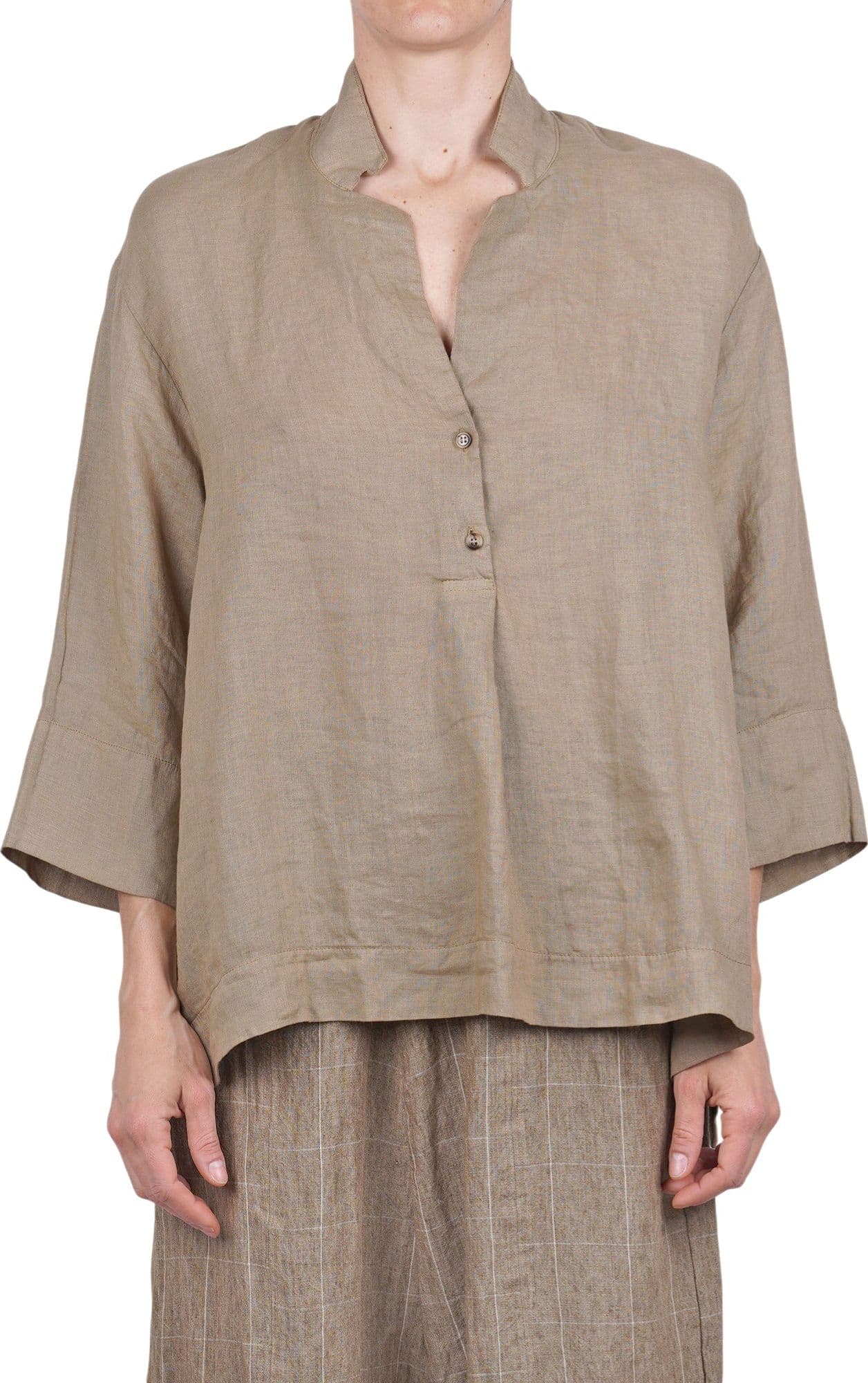 MAMA B Mama B - Camicia - 471402 - Kaki - 3