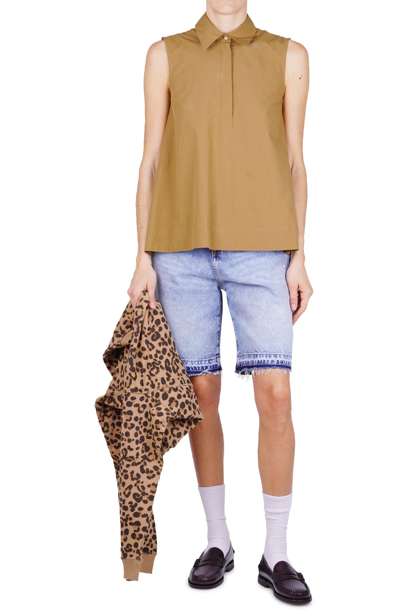 OTTOD'AME Ottod'ame - Top - 470716 - Oliva - 2