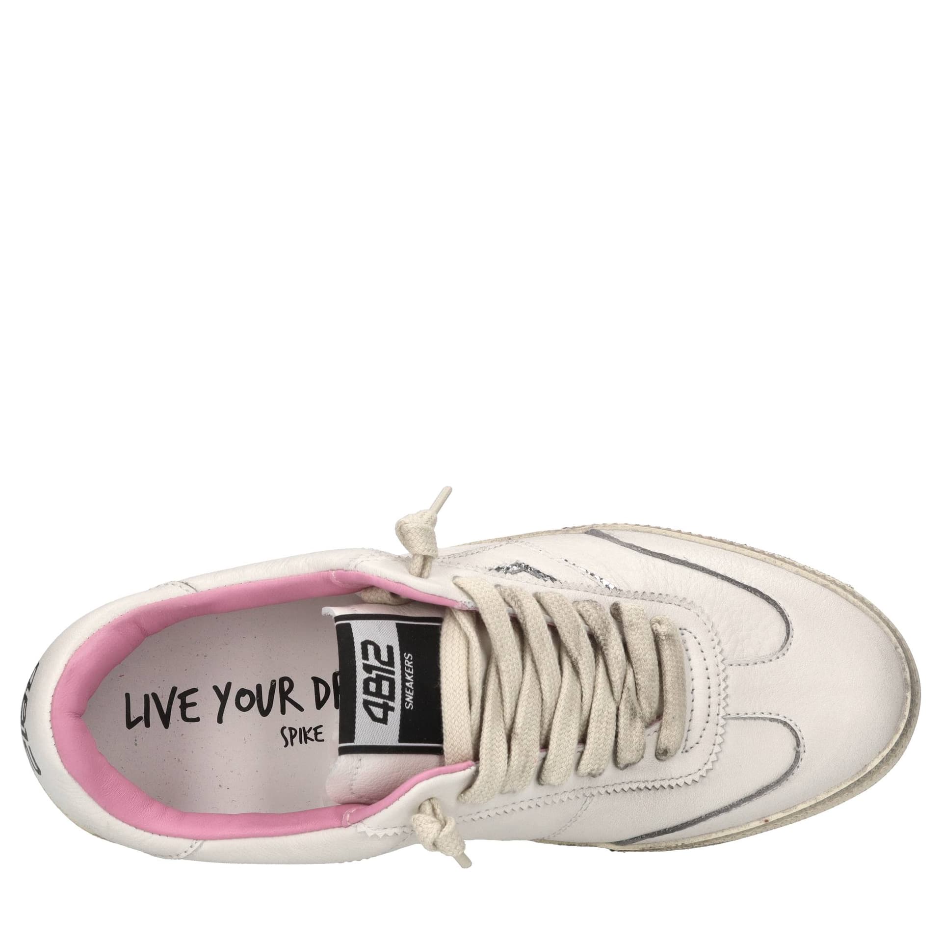 4B12  Sneakers Bianco - 5
