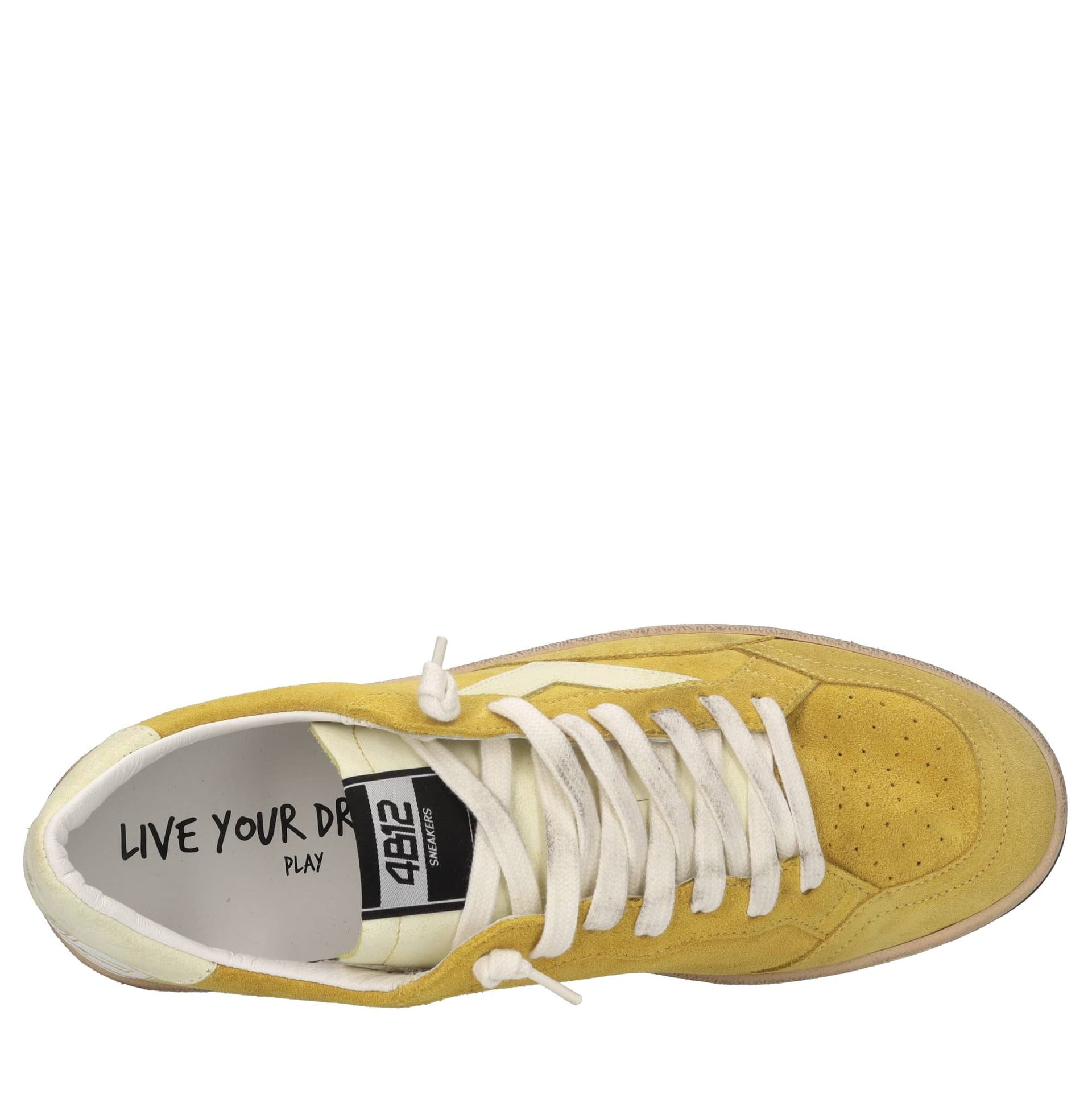 4B12  Sneakers Giallo - 5