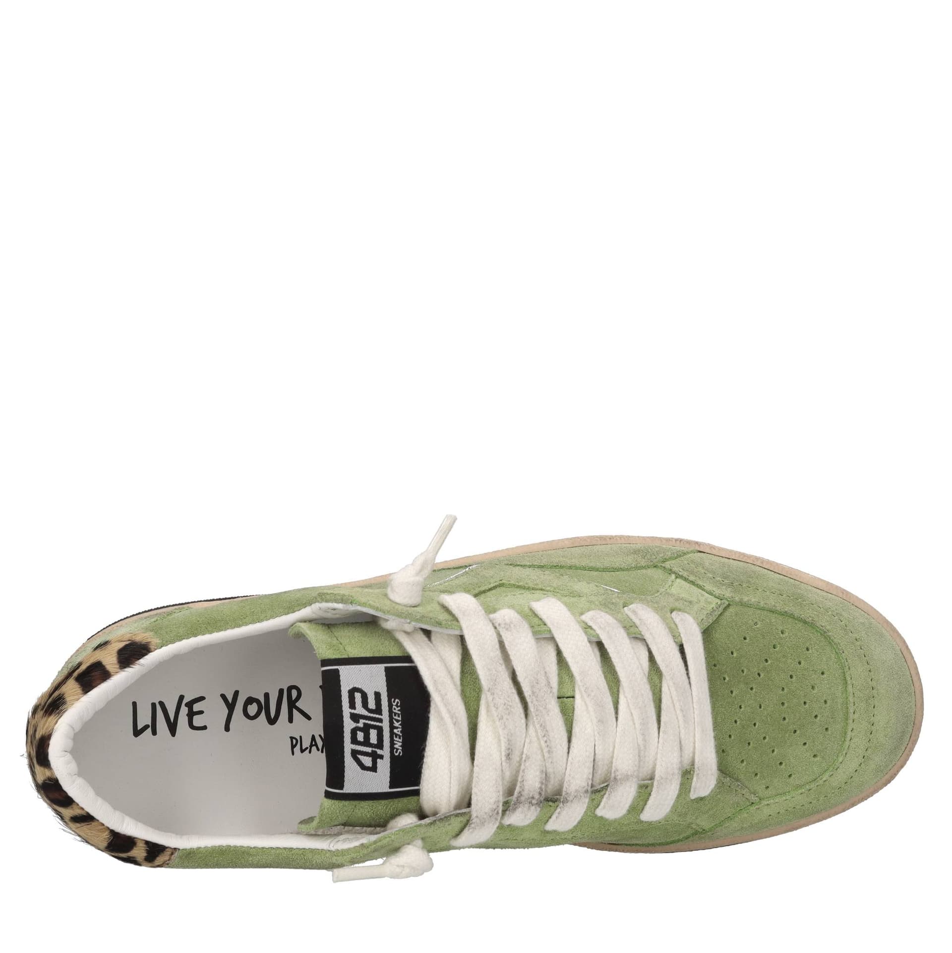 4B12  Sneakers Verde - 5