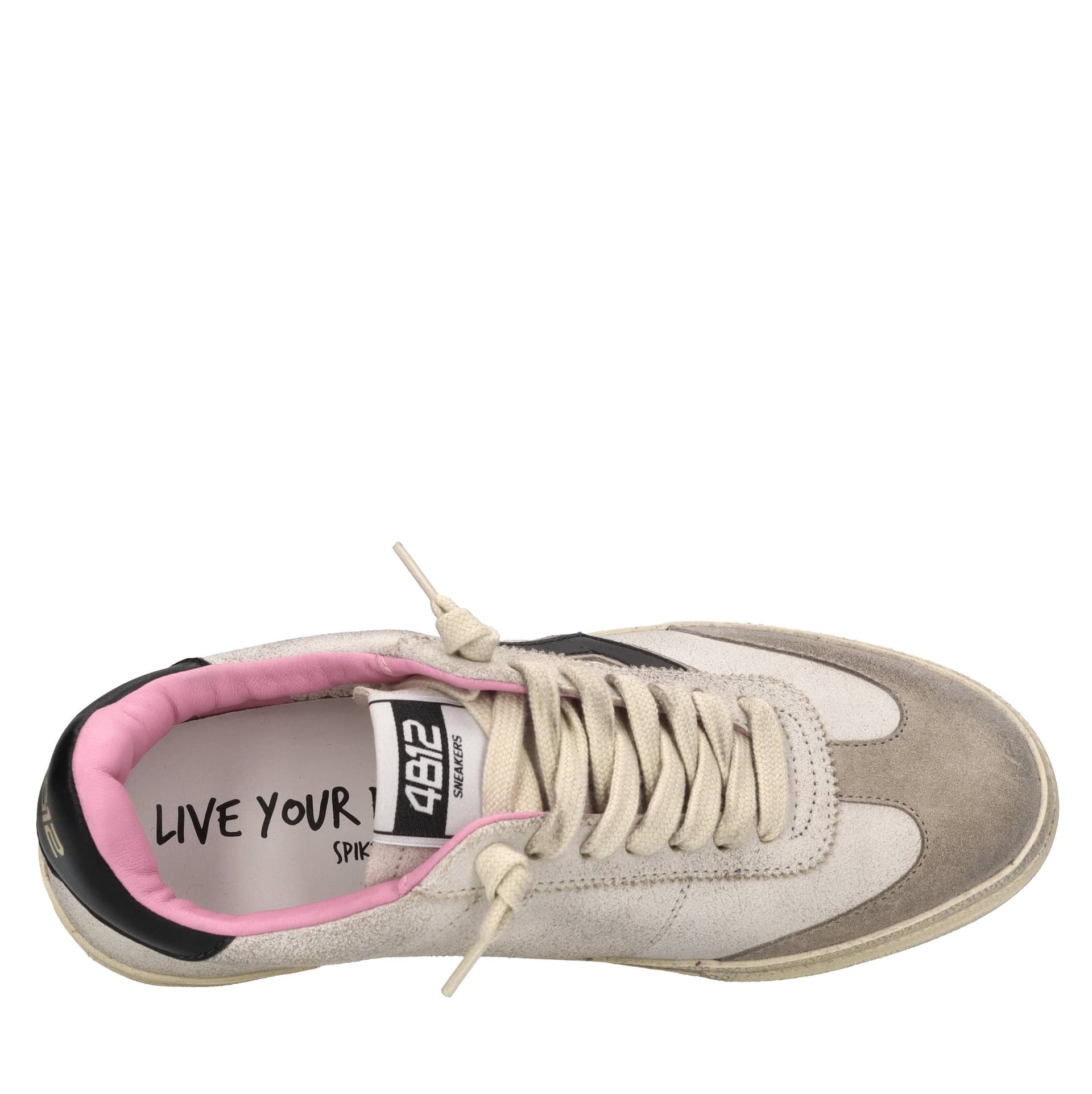 4B12  Sneakers Beige - 5