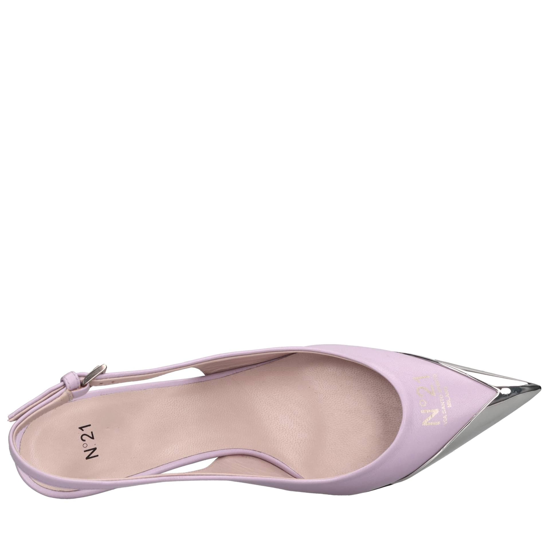 N°21  Scarpe con Tacco Lilla - 5