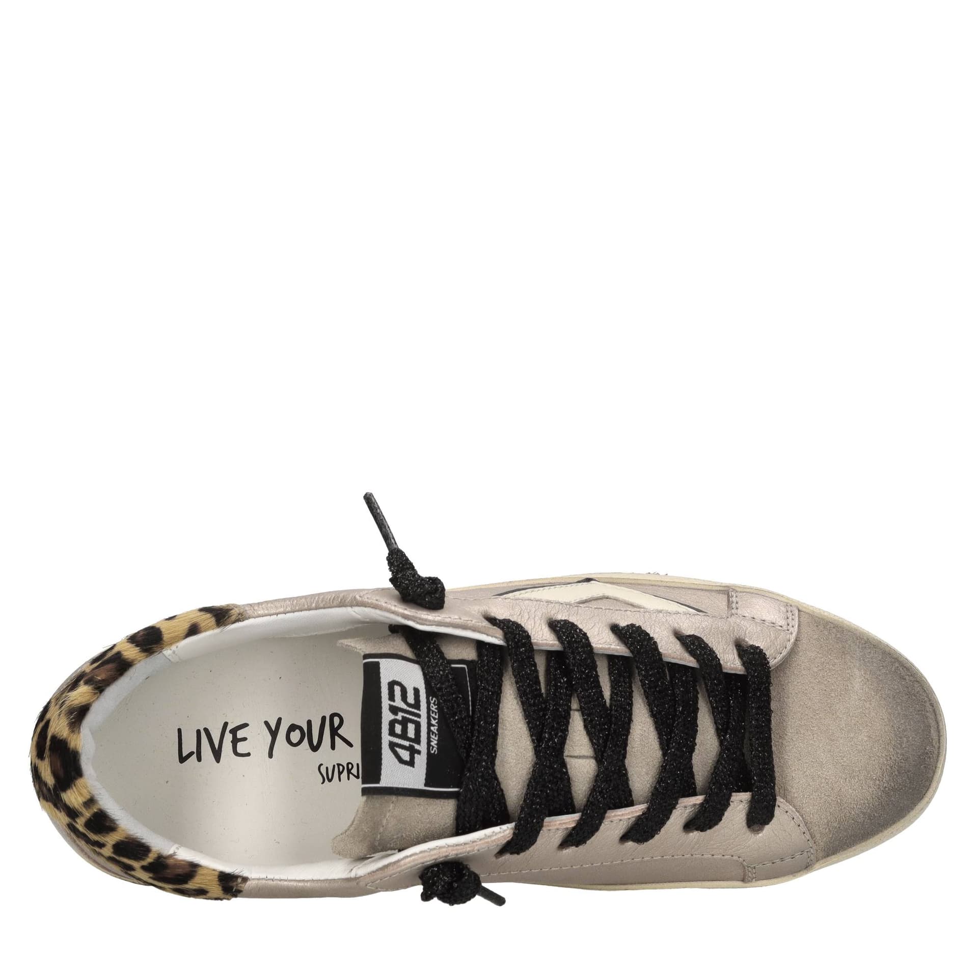 4B12  Sneakers Platino - 5