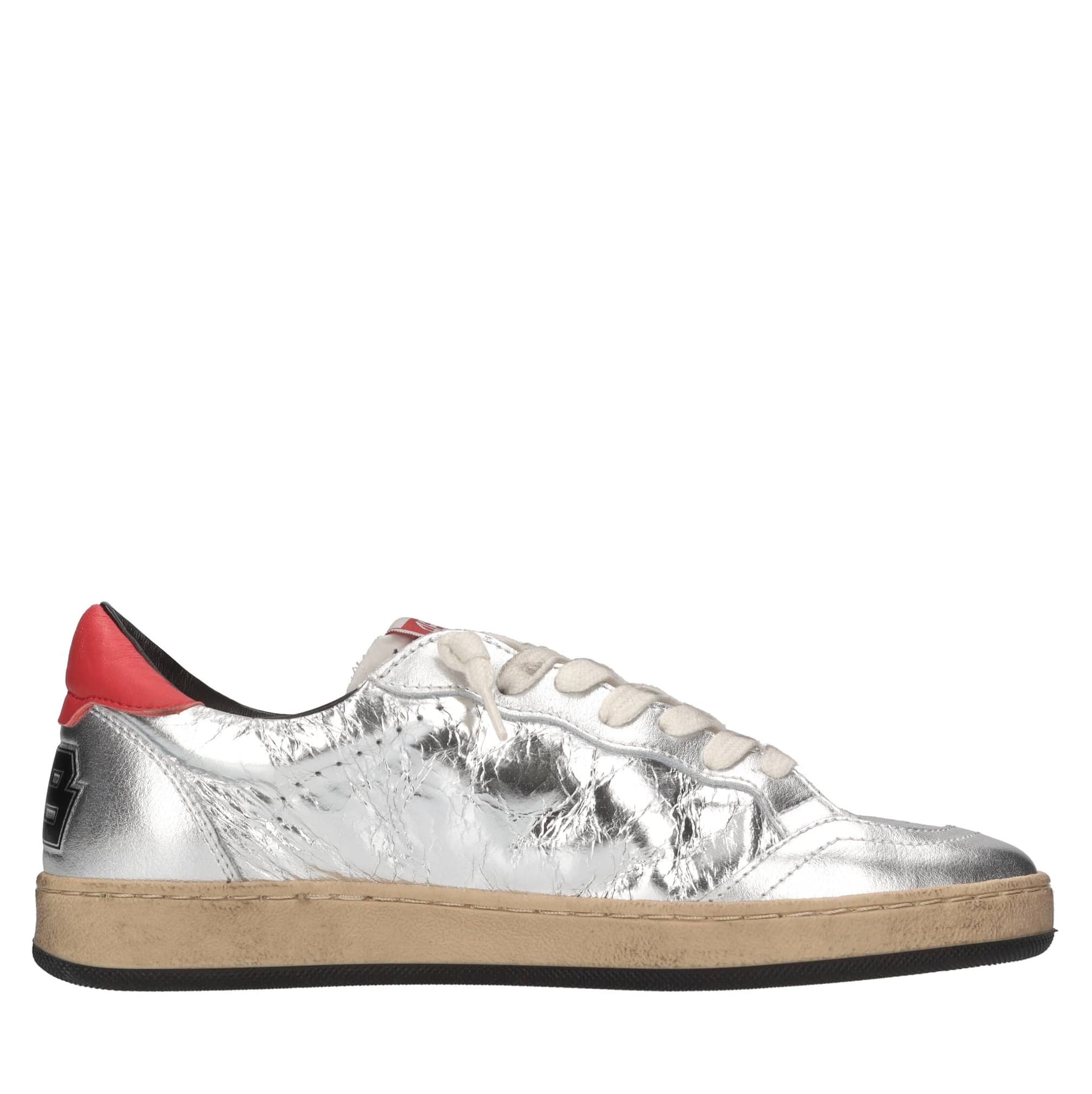 4B12  Sneakers Argento - 3