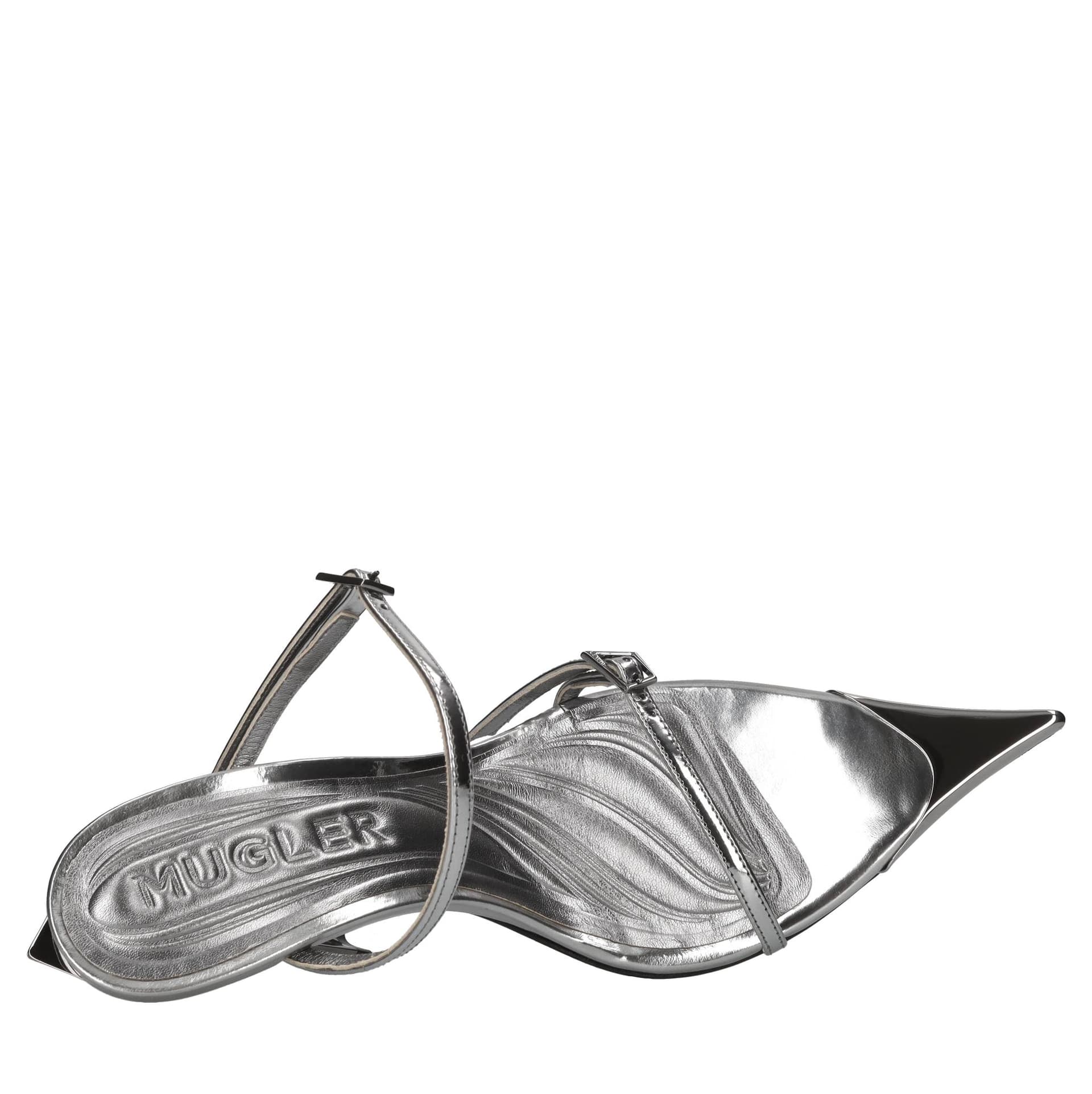 MUGLER  Sandali Argento - 5
