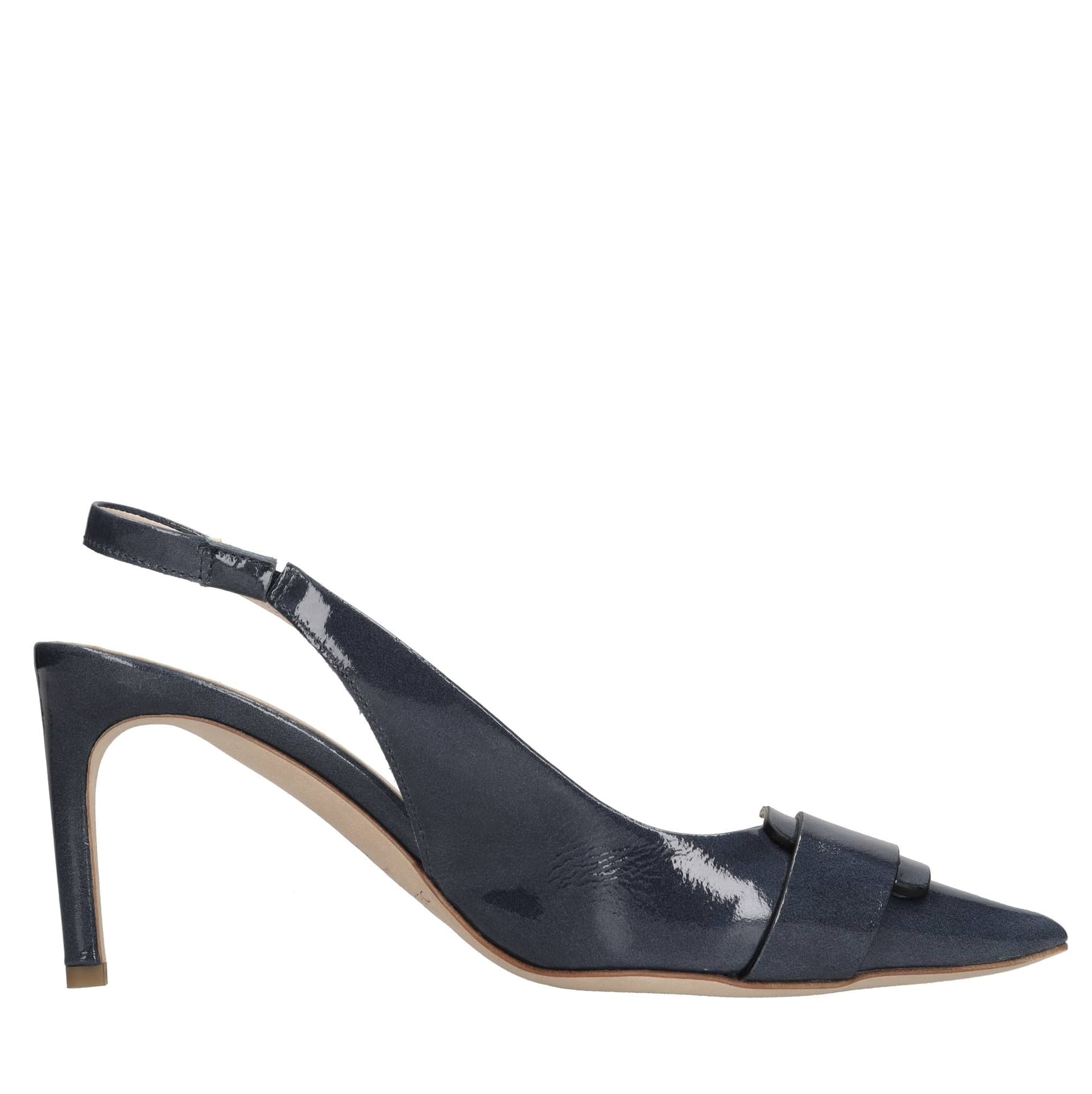 DEL CARLO  Scarpe con Tacco Blu - 3