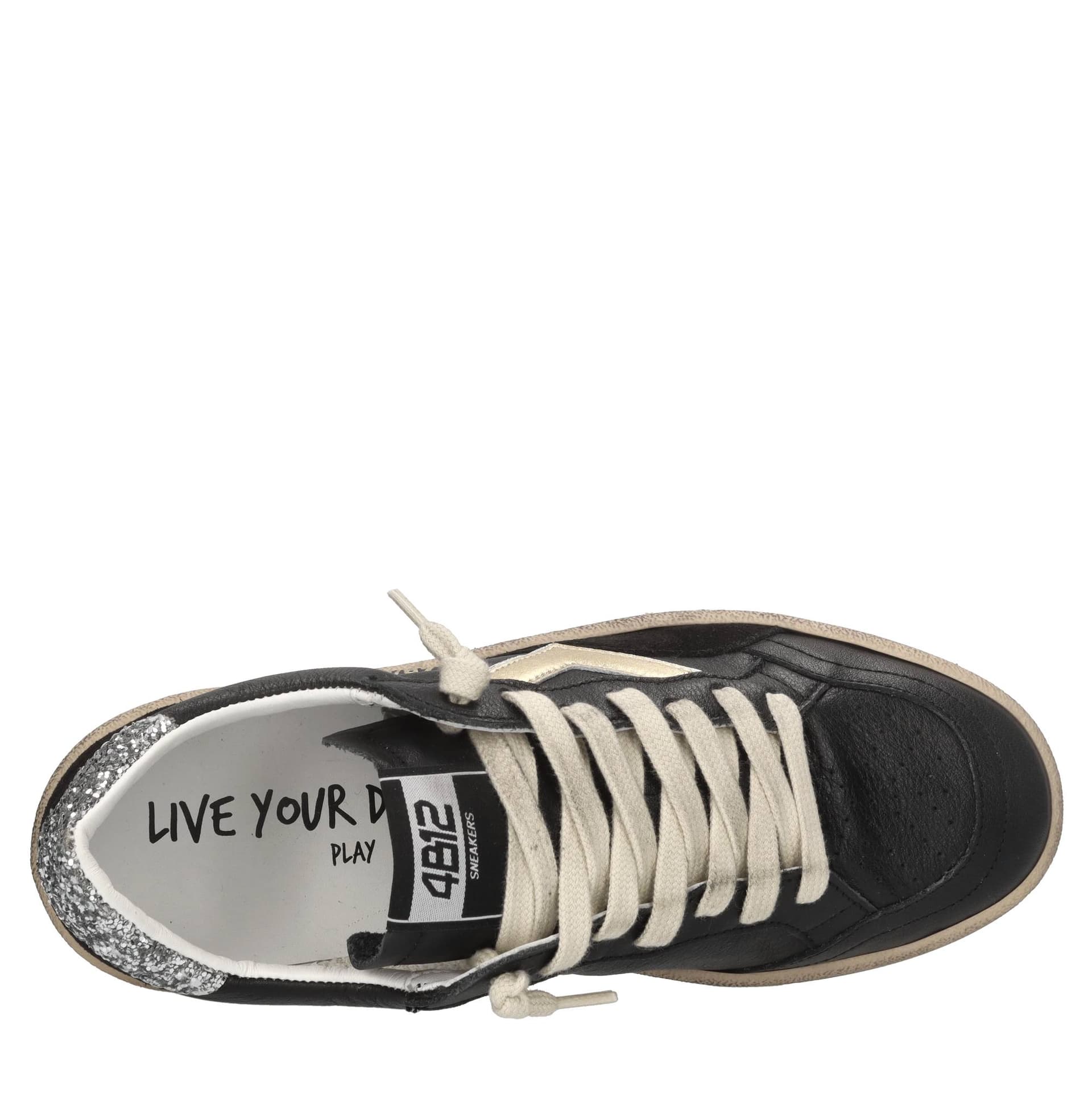 4B12  Sneakers Nero - 5