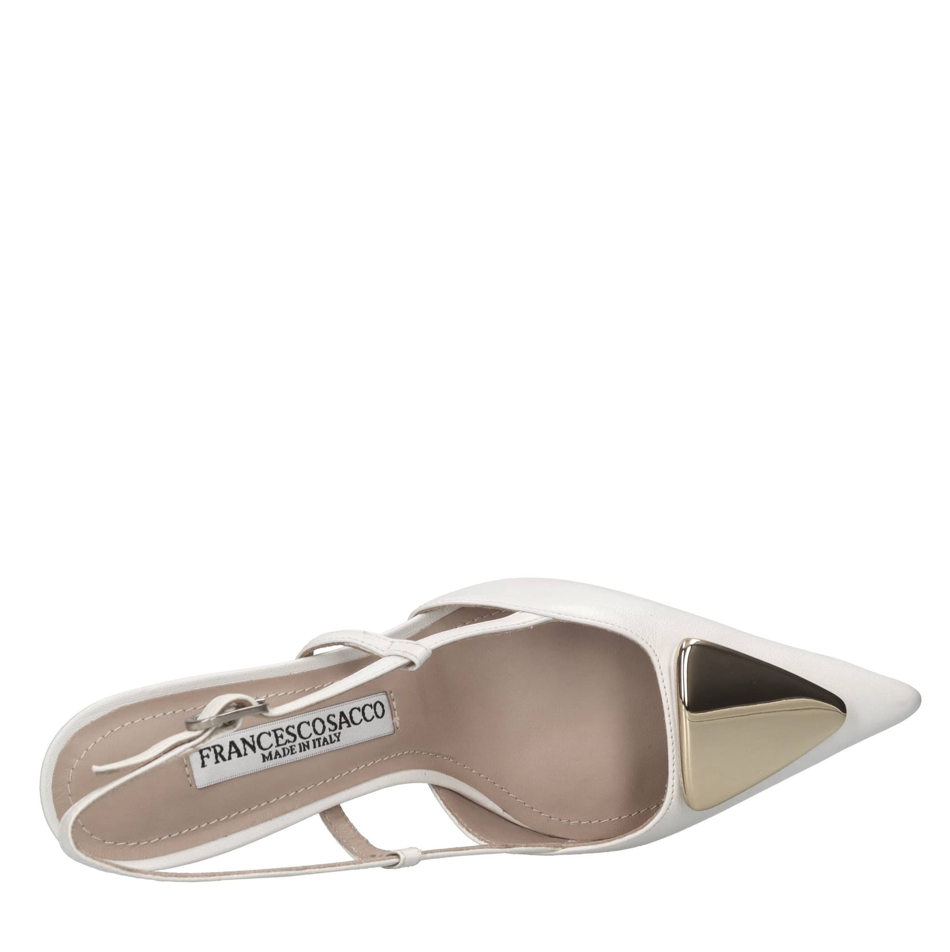FRANCESCO SACCO  Scarpe con Tacco Bianco - 5