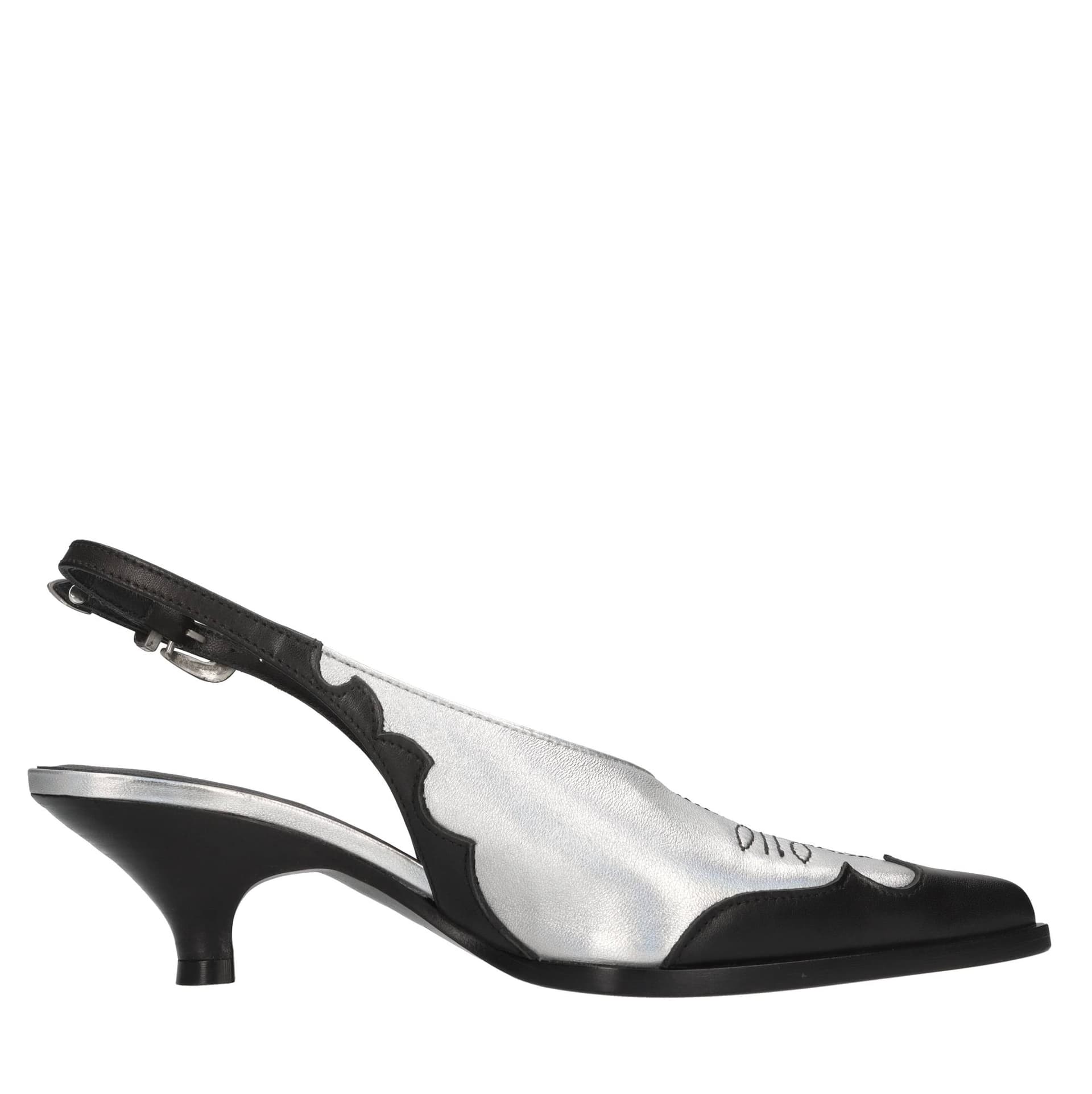 Elena Iachi  Scarpe con Tacco Argento - 3