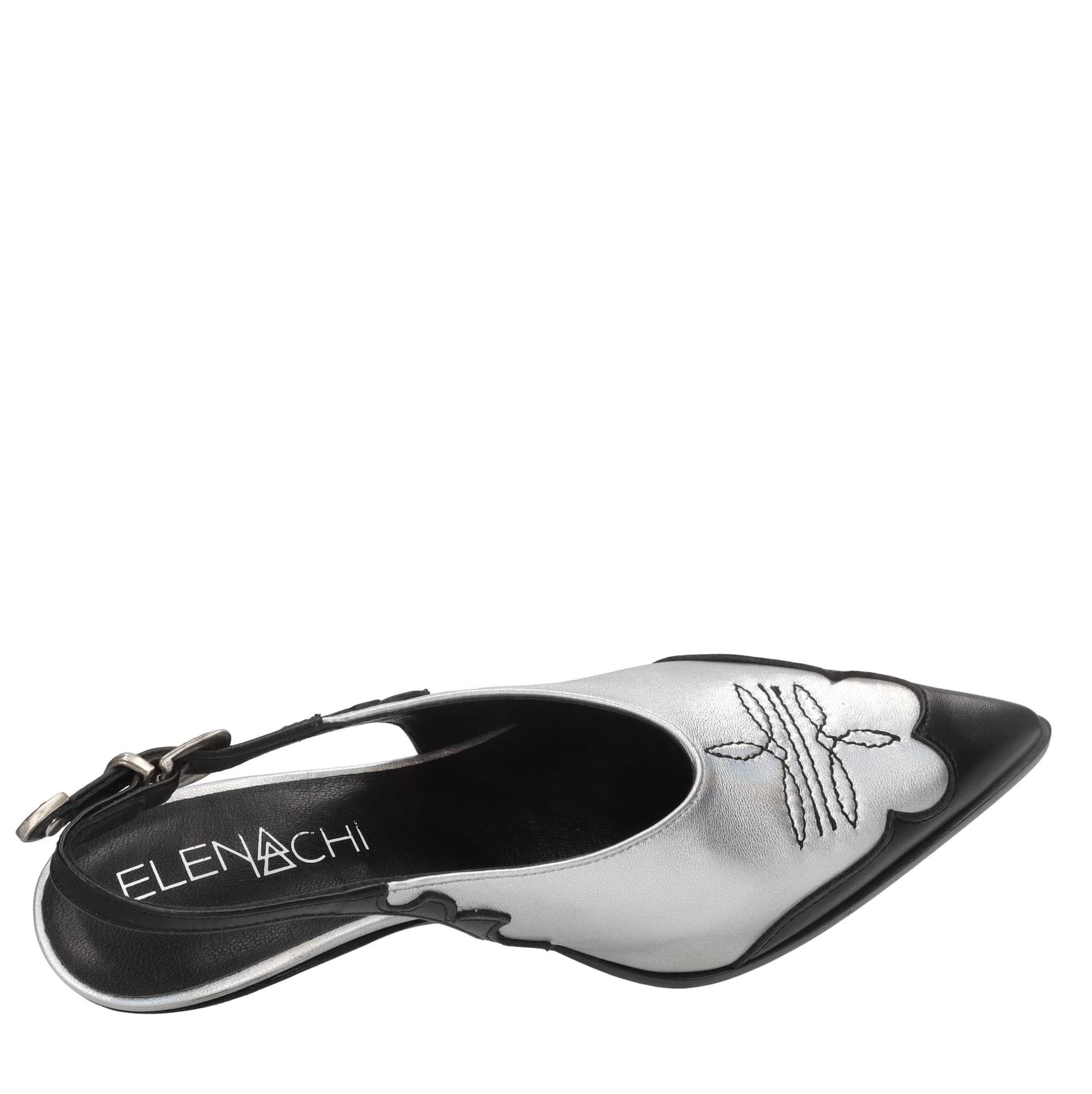 Elena Iachi  Scarpe con Tacco Argento - 5