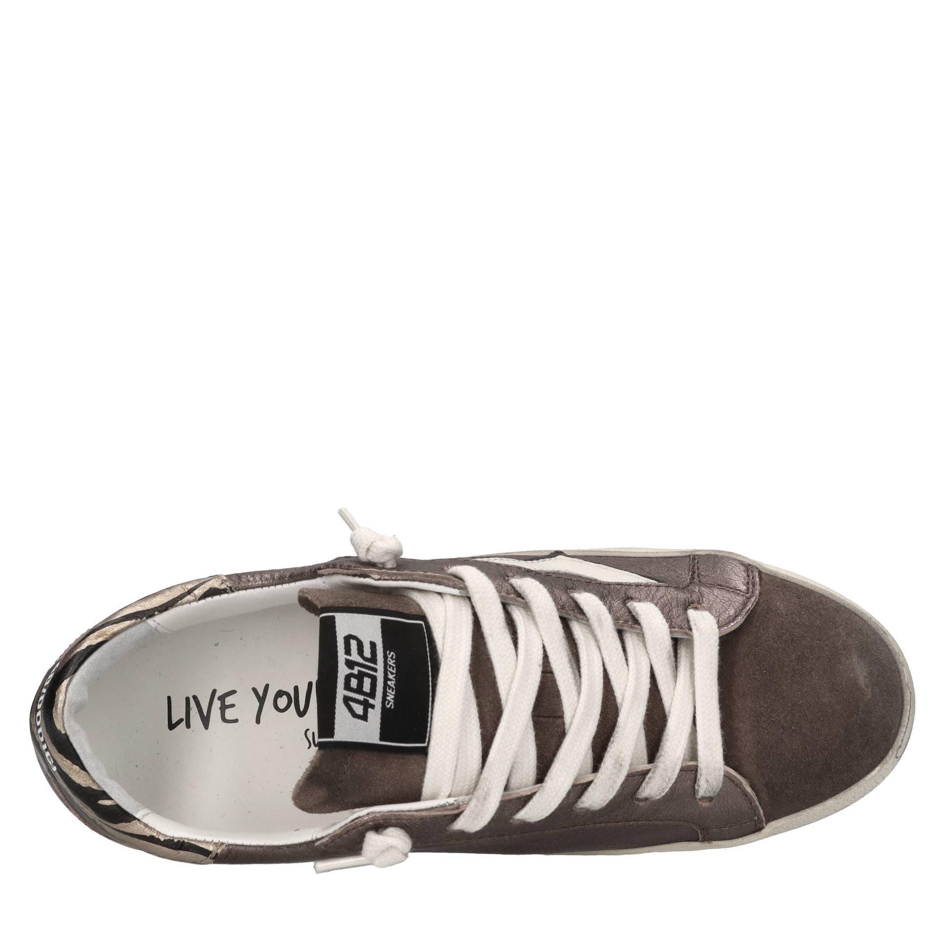 4B12  Sneakers Bronzo - 5