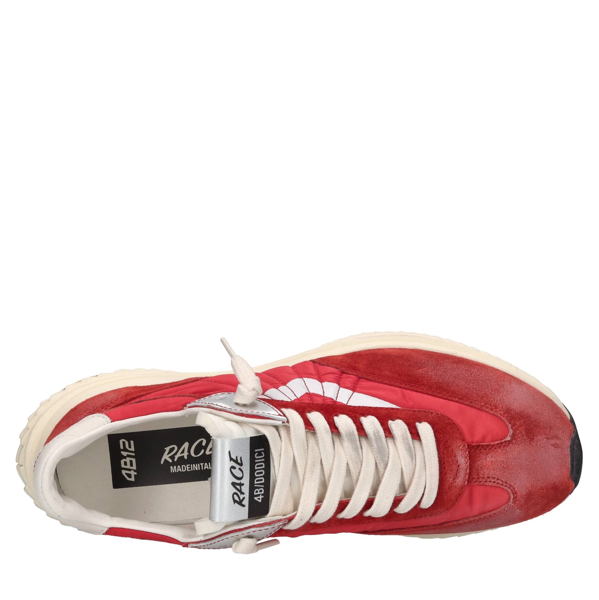 4B12  Sneakers Rosso - 5