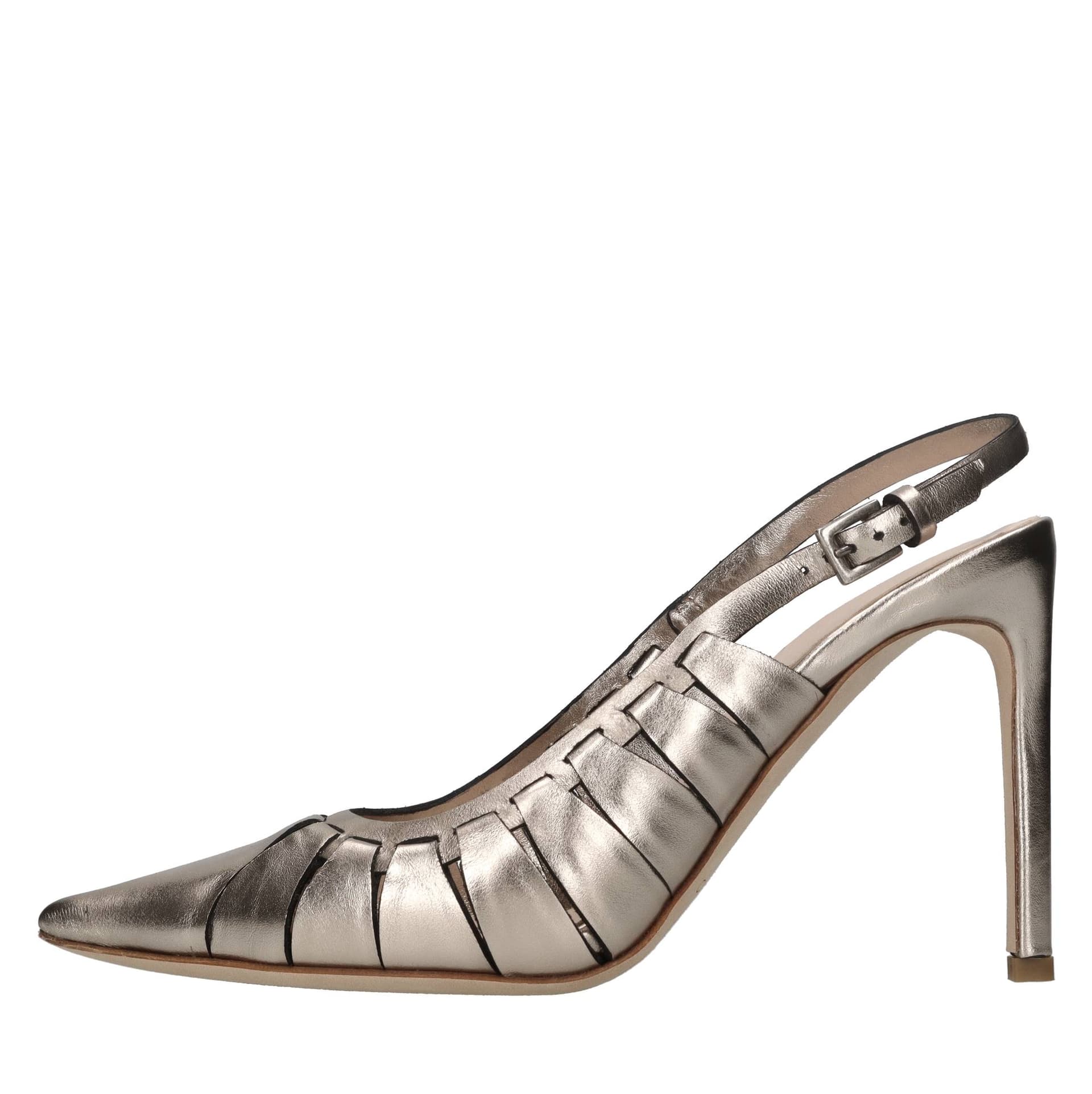 DEL CARLO  Scarpe con Tacco Platino - 6