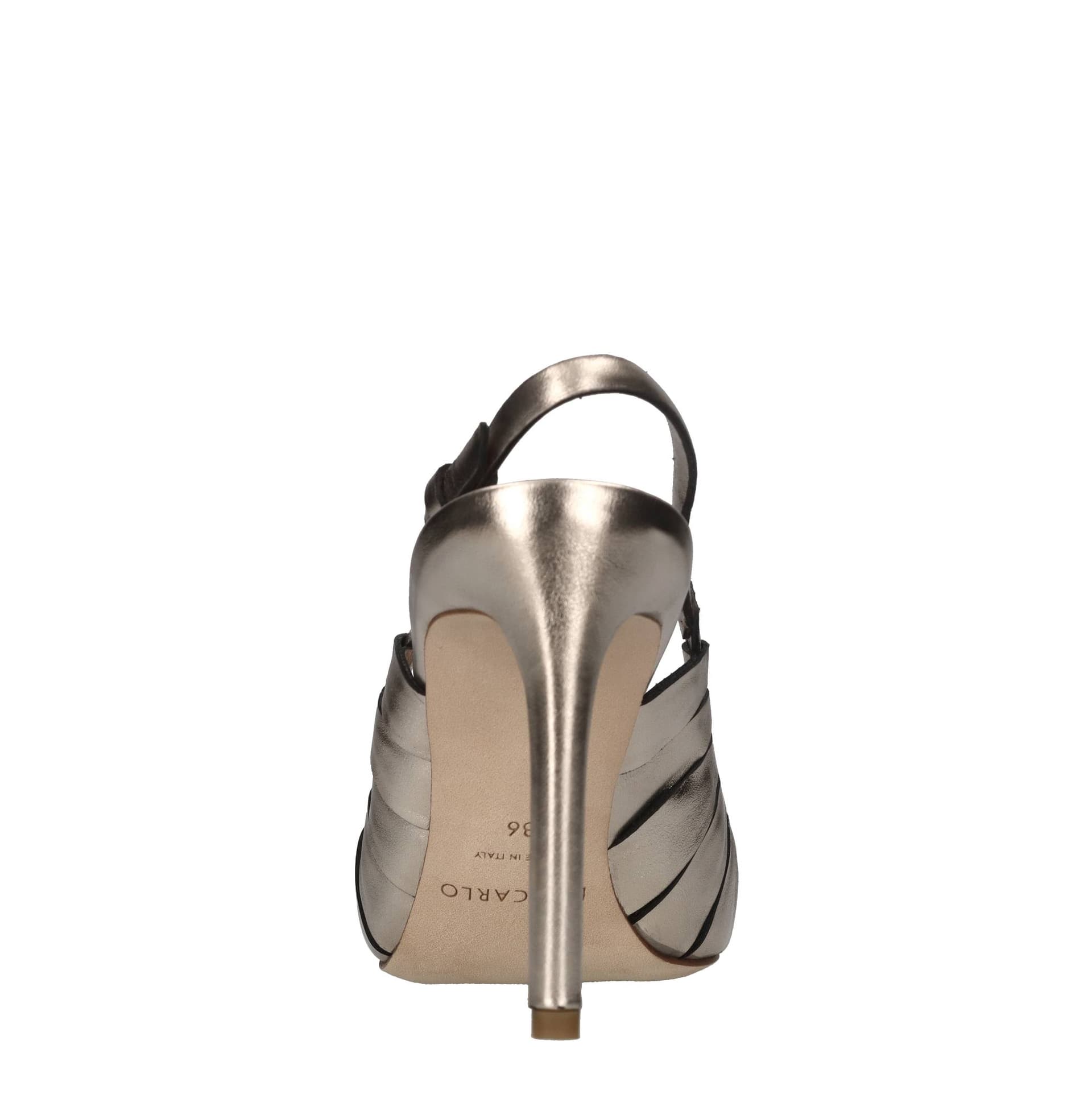 DEL CARLO  Scarpe con Tacco Platino - 2