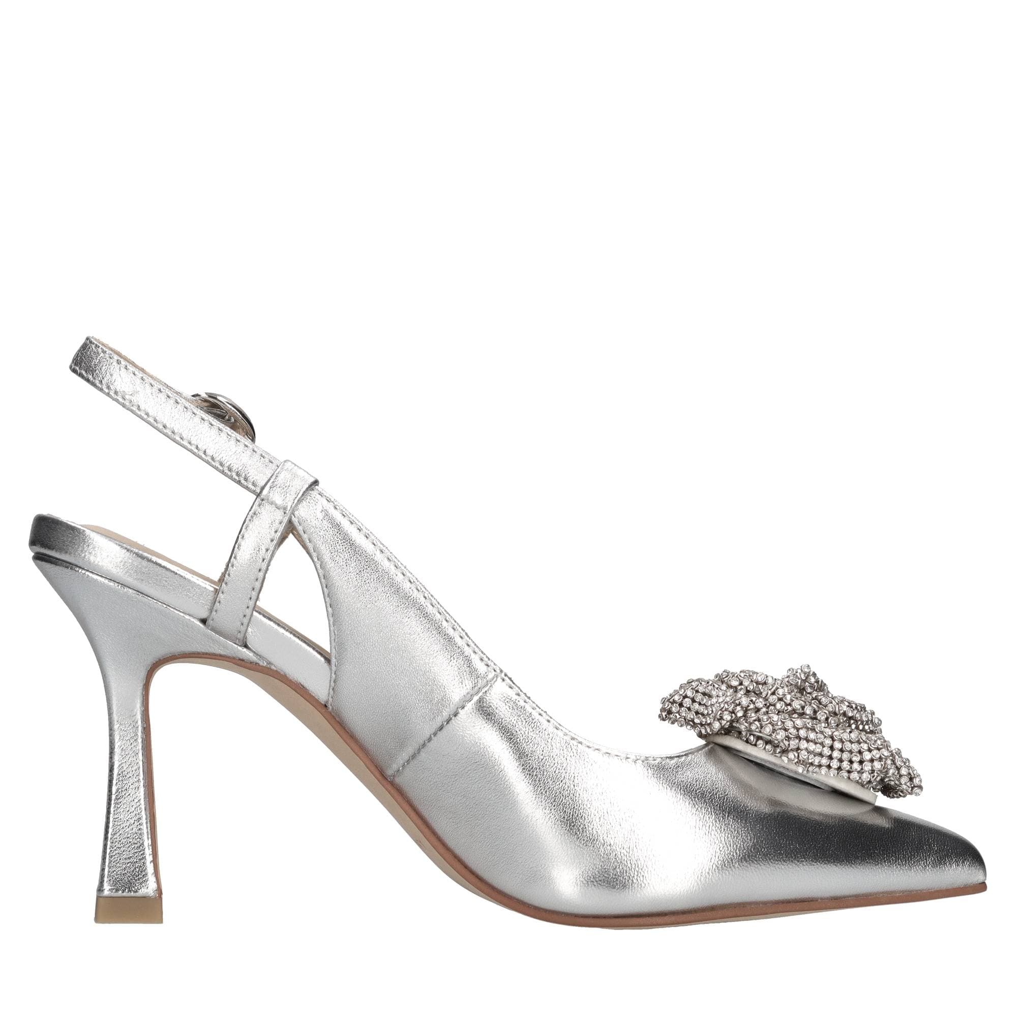 Alma en Pena  Scarpe con Tacco Argento - 3