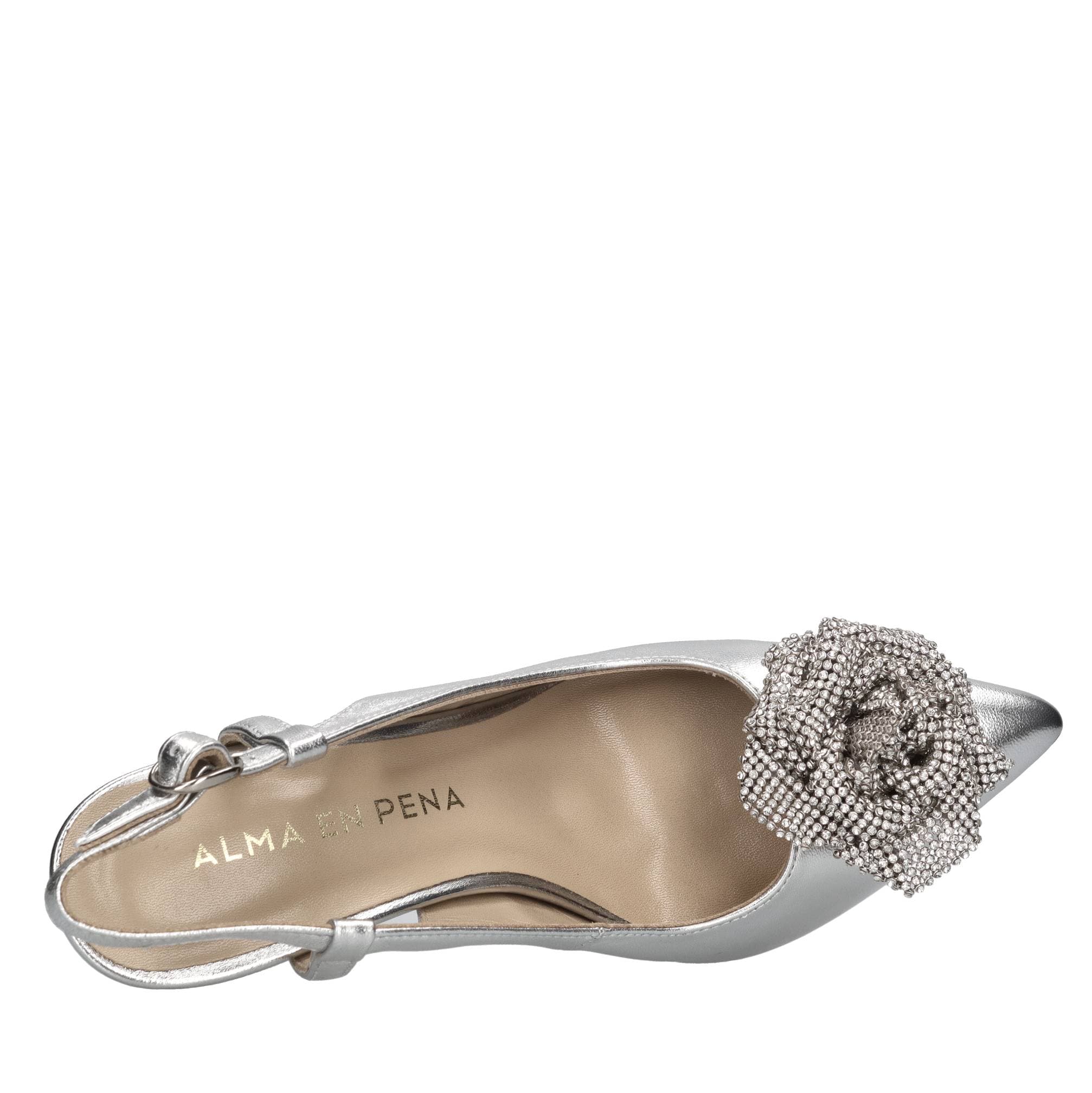 Alma en Pena  Scarpe con Tacco Argento - 5