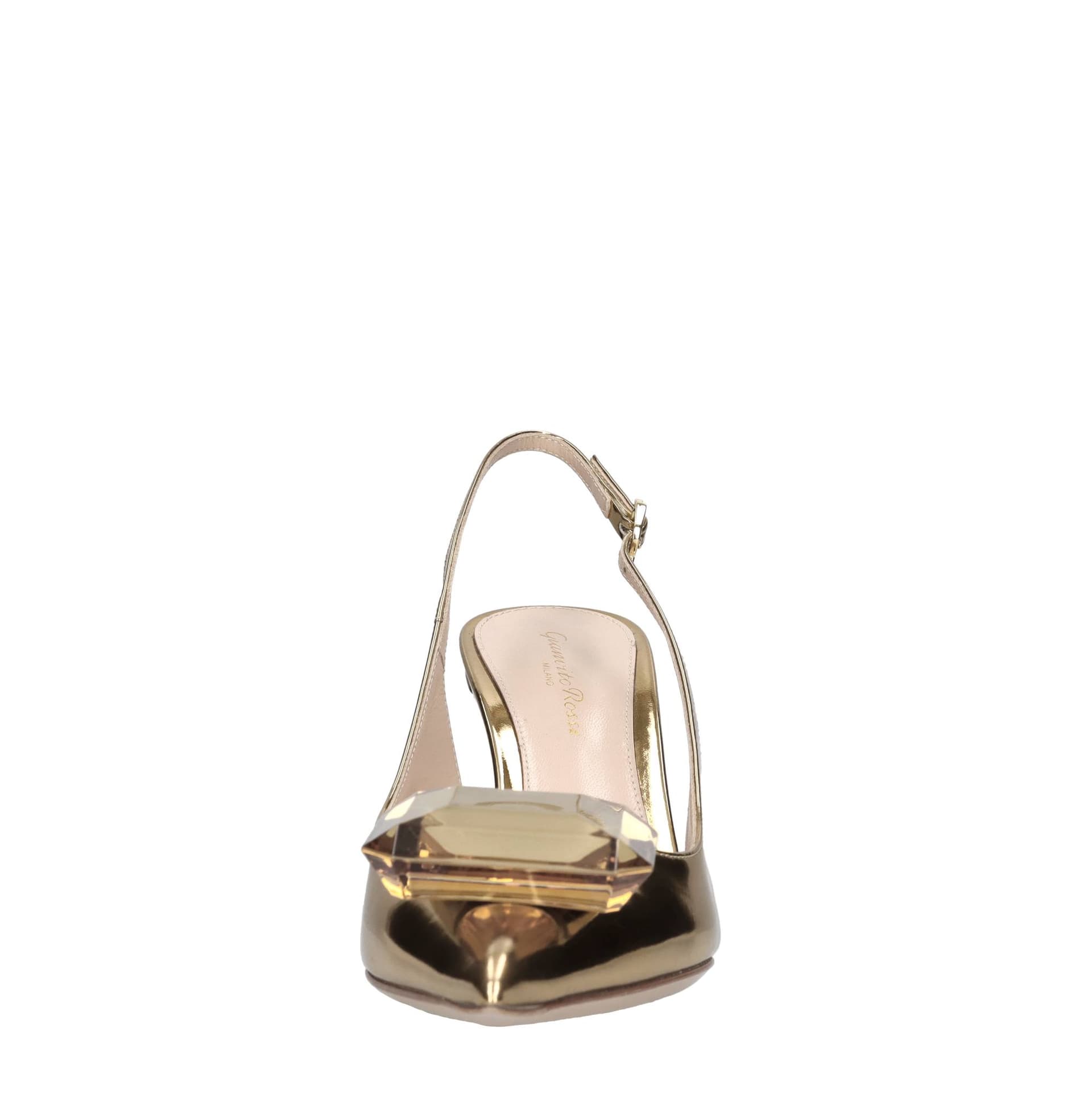 Gianvito Rossi  Scarpe con Tacco Oro - 4