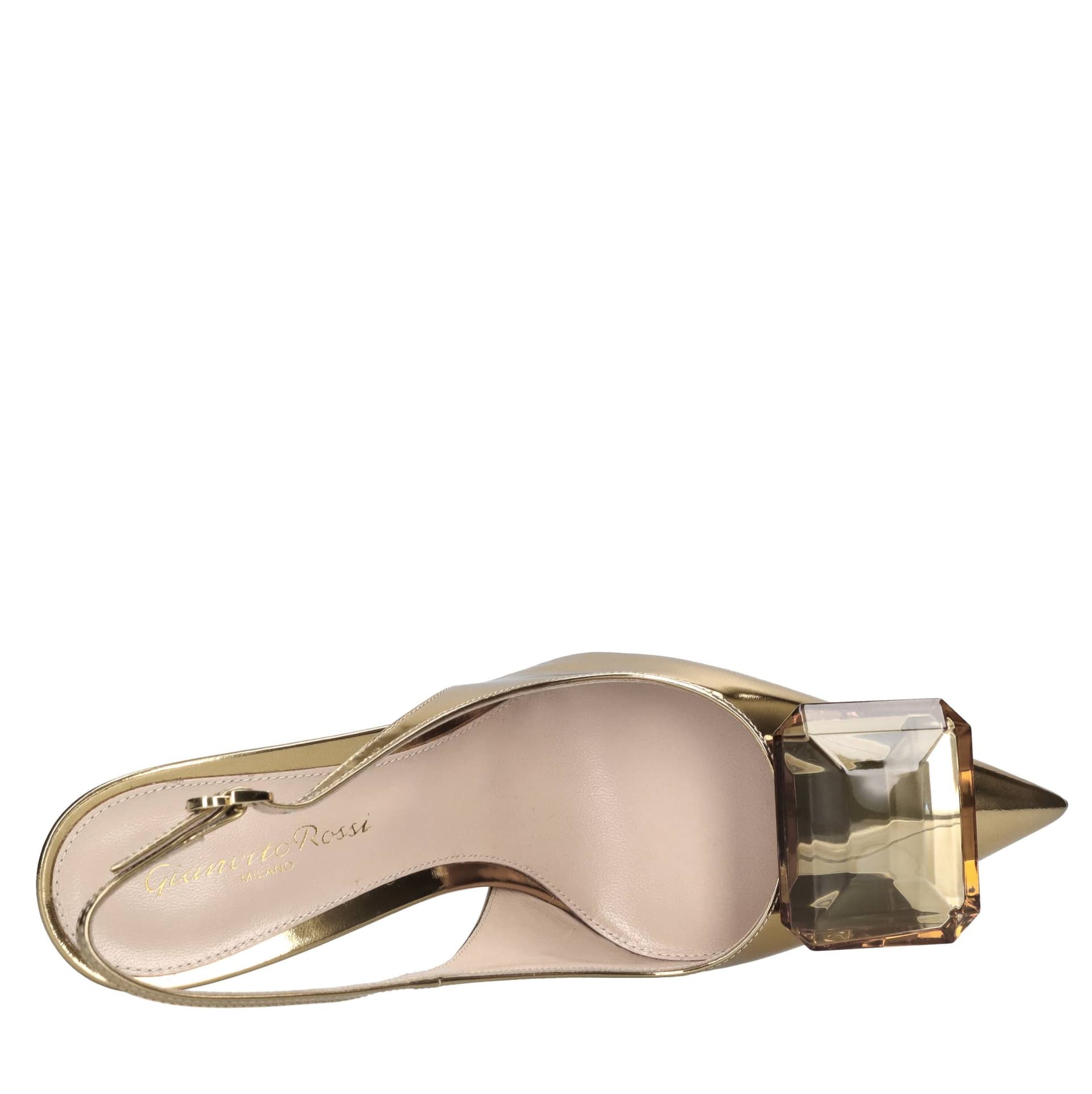 Gianvito Rossi  Scarpe con Tacco Oro - 5