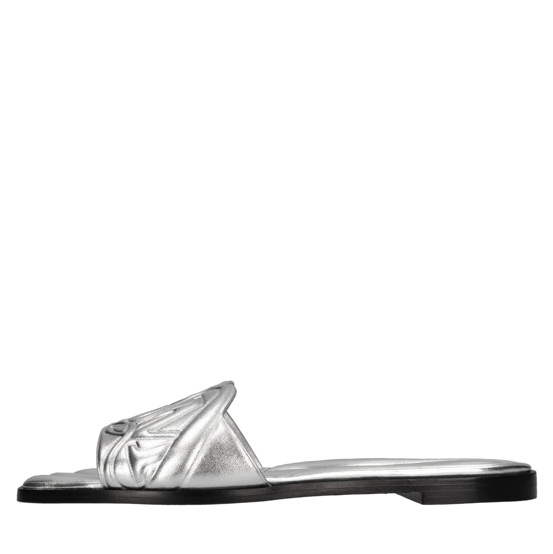 Alexander McQueen  Sandali Argento - 6