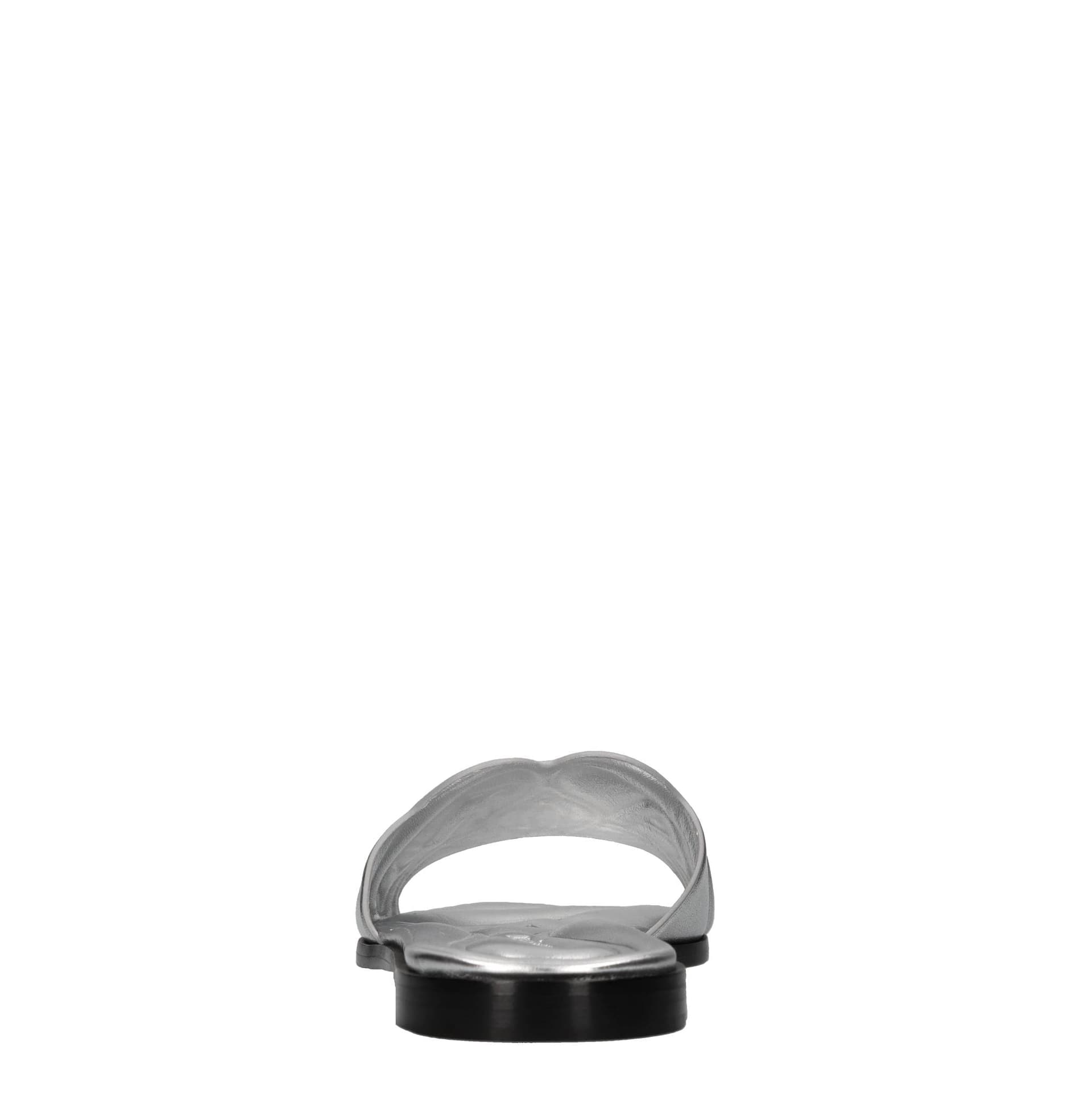 Alexander McQueen  Sandali Argento - 2