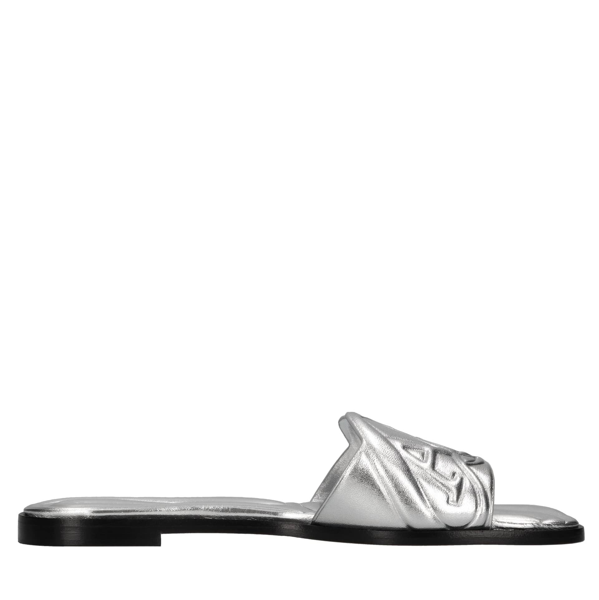 Alexander McQueen  Sandali Argento - 3