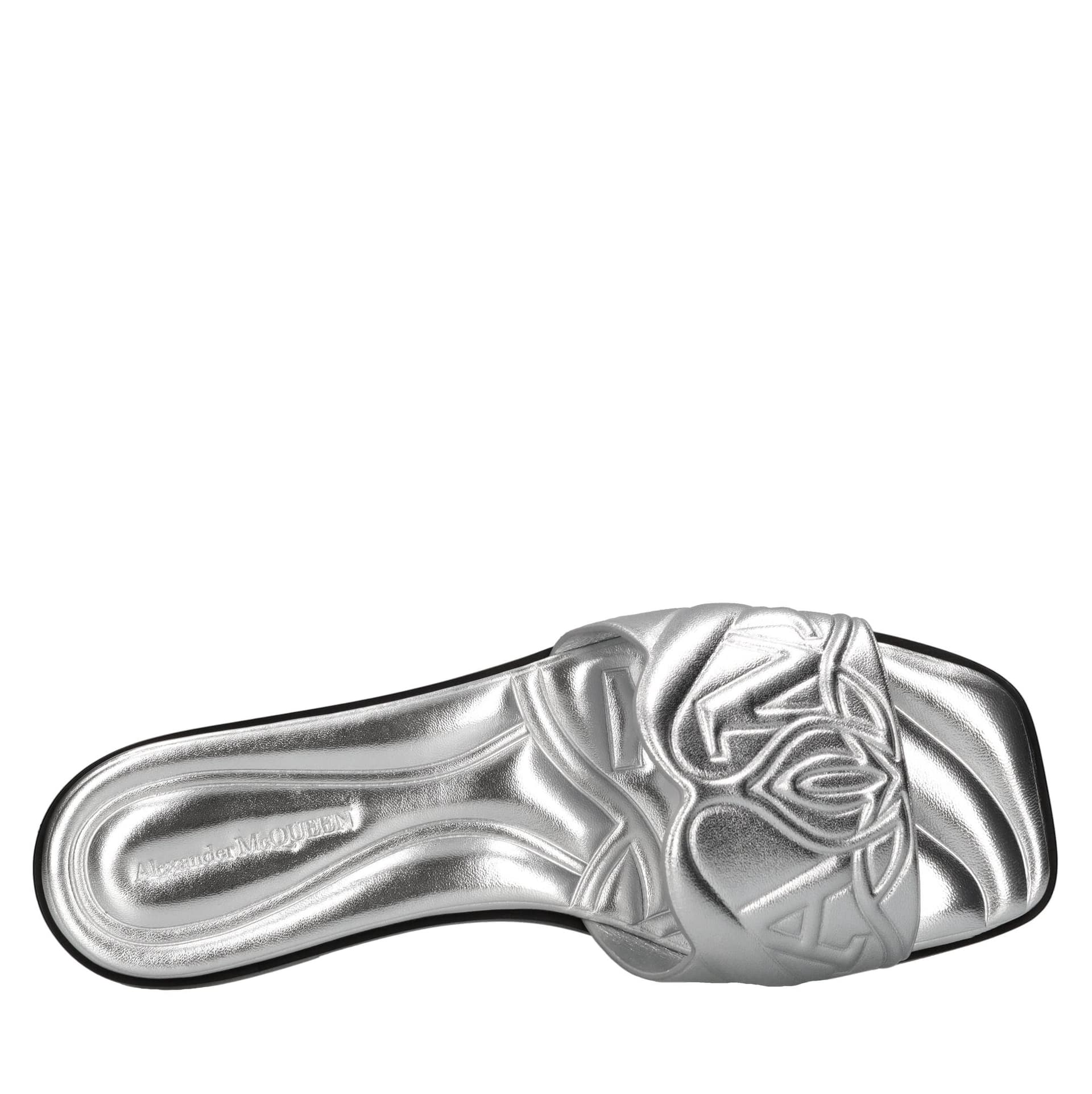 Alexander McQueen  Sandali Argento - 5