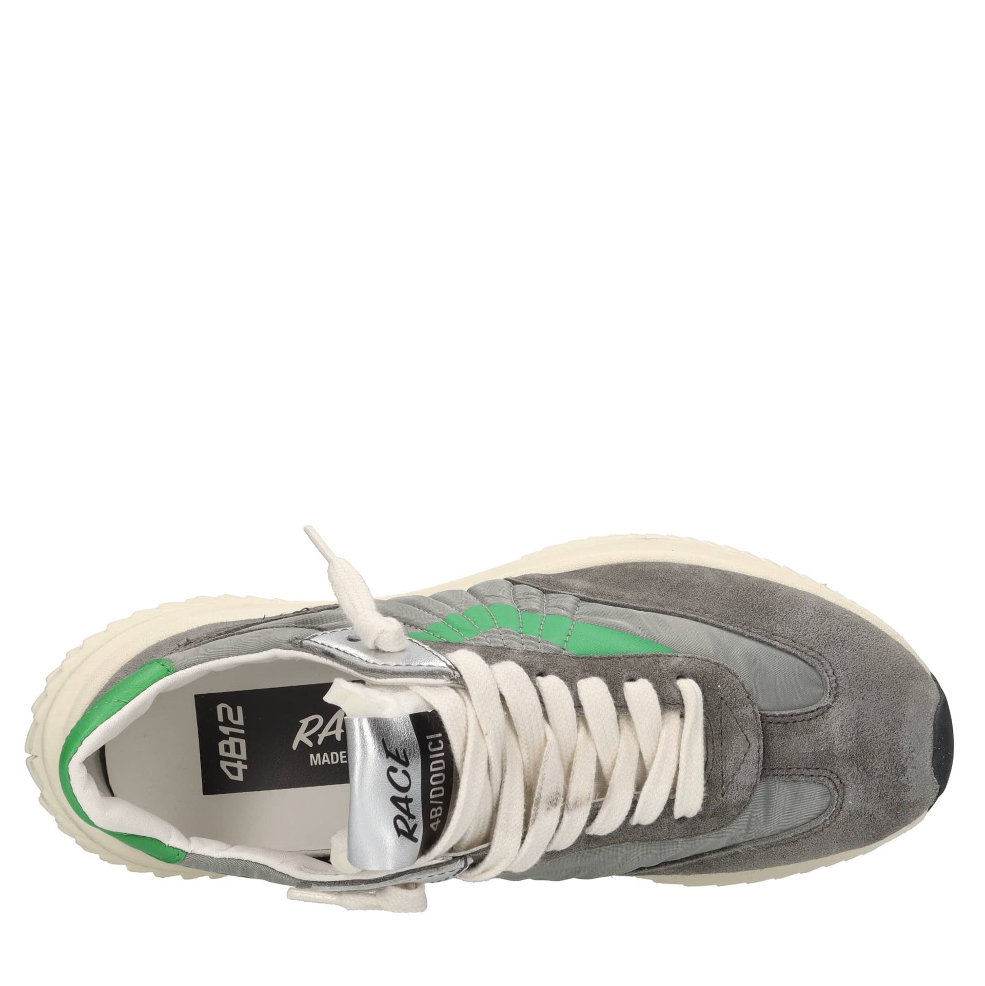 4B12  Sneakers Grigio - 5