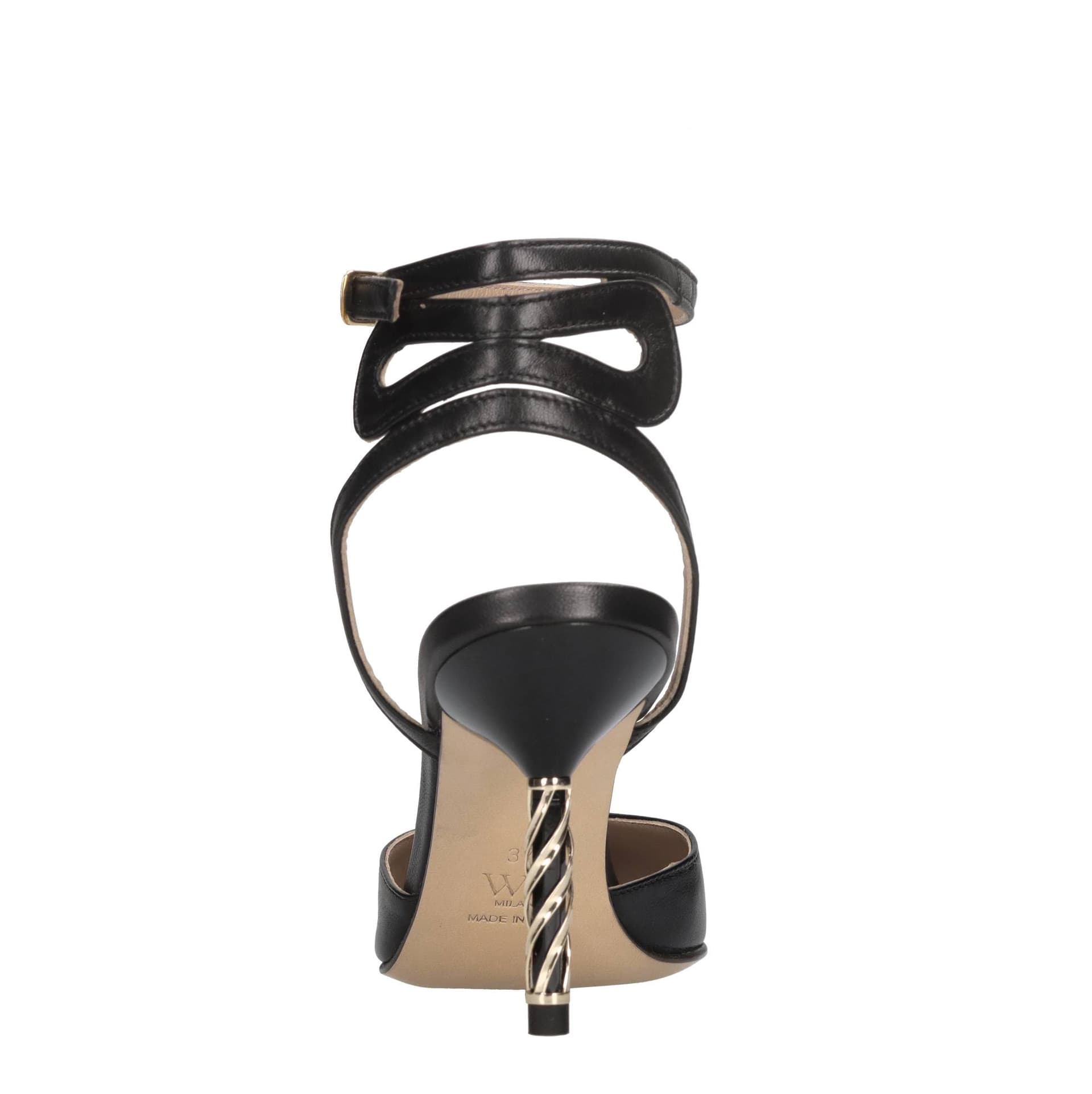 WO MILANO  Scarpe con Tacco Nero - 2