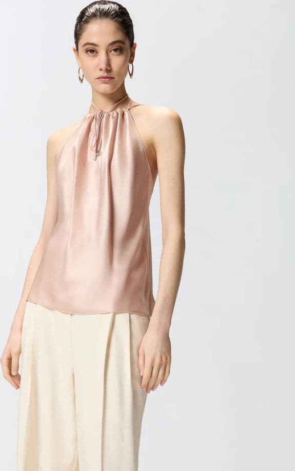 Pinko   CAROTA TOP SATIN SS26
