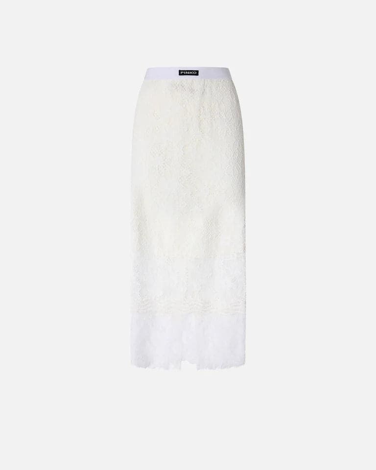Pinko   HARMONIE GONNA PIZZO REBRODE SS26 - 5