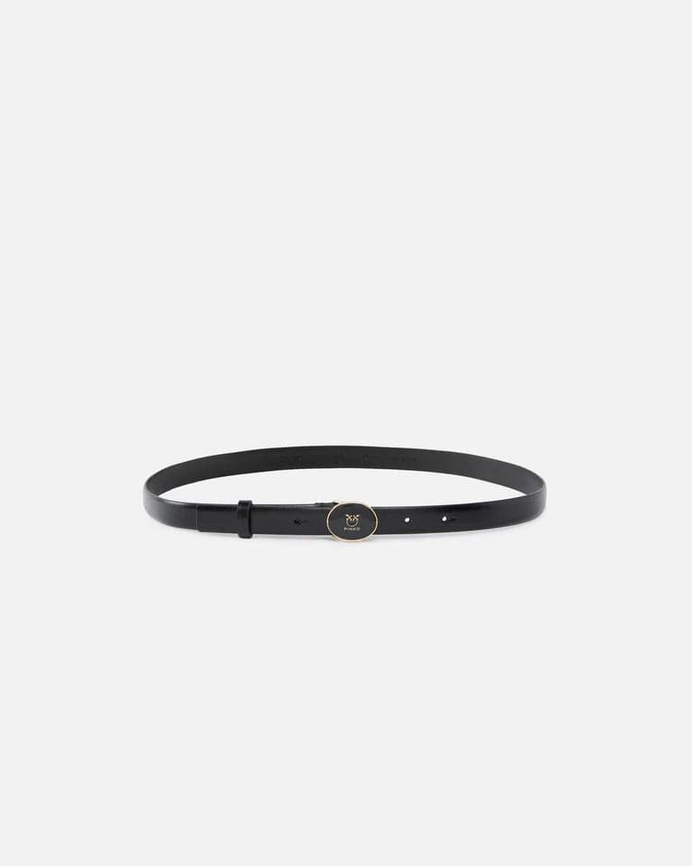 Pinko PINKO  ROUND ENAMEL H2 BELT.LOW VITELLO SS26