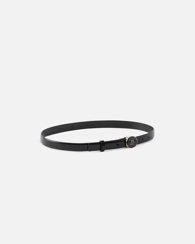 Pinko PINKO  ROUND ENAMEL H2 BELT.LOW VITELLO SS26 - 2