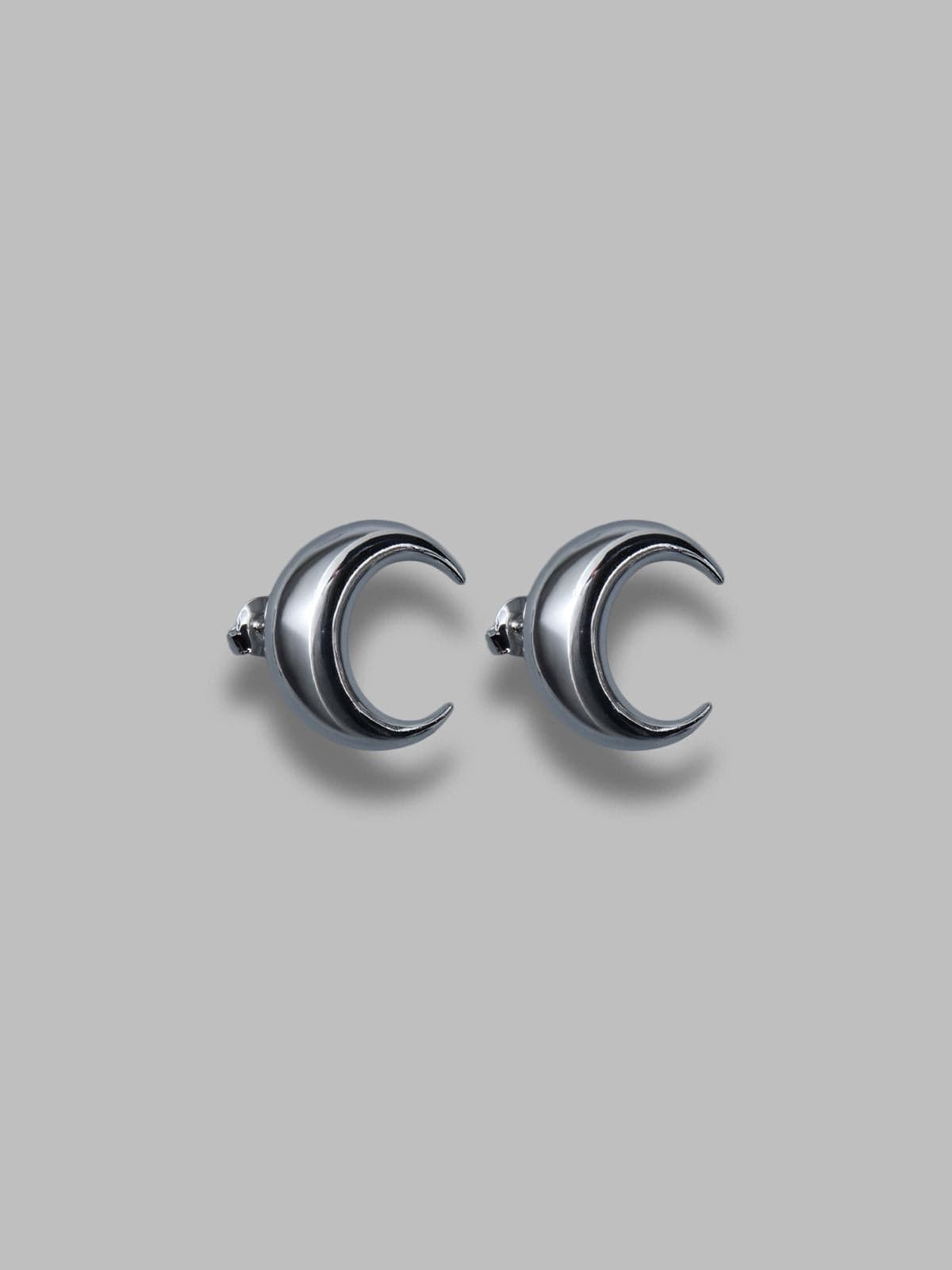 MARINE SERRE moon stud earrings