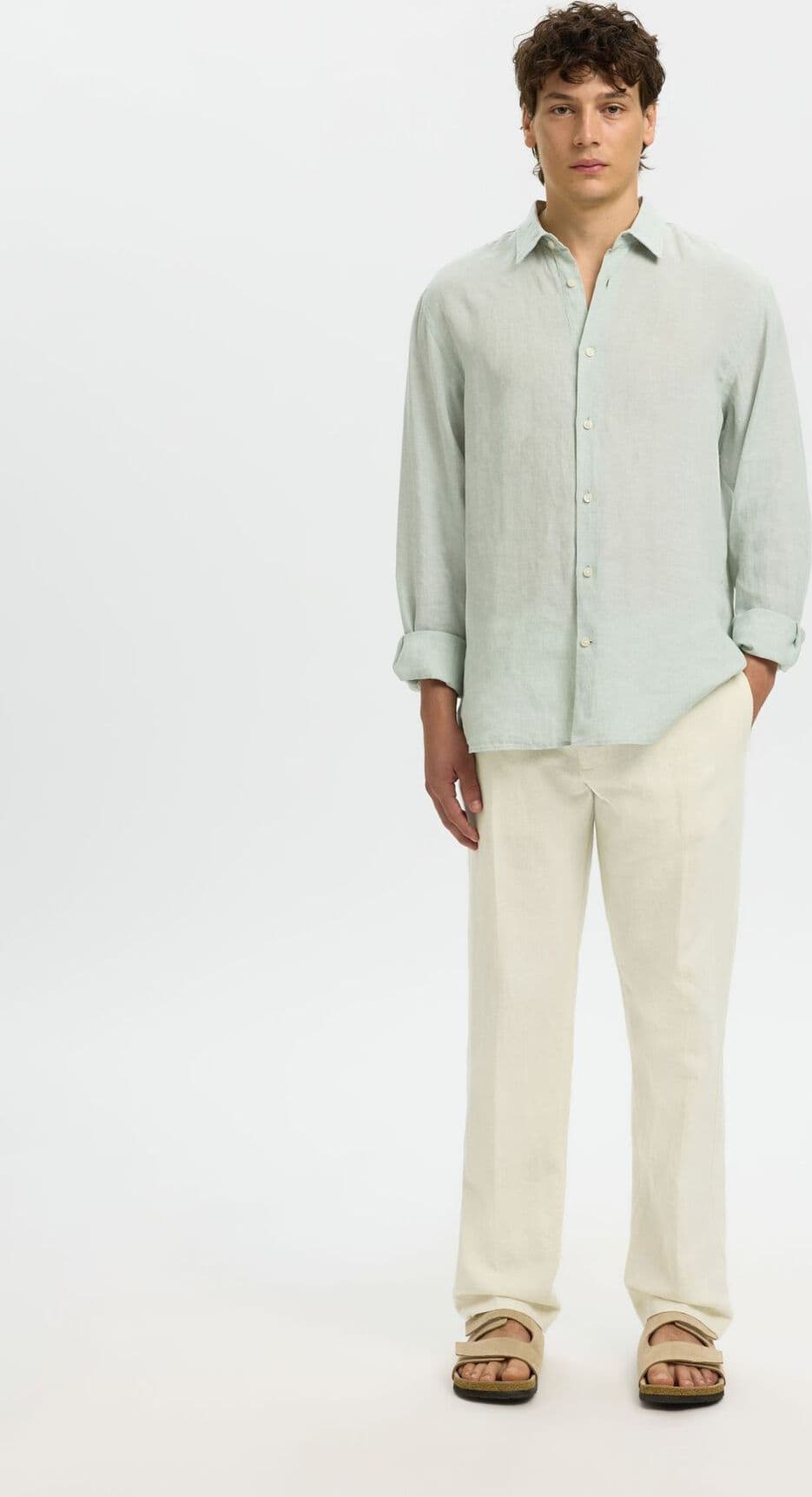 SELECTED Pantalone Uomo Selected Leroy Linen - 4