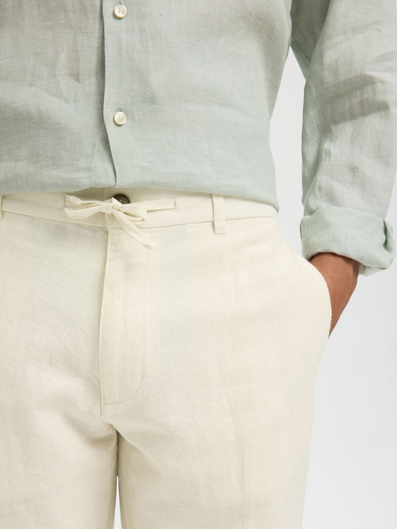 SELECTED Pantalone Uomo Selected Leroy Linen - 5