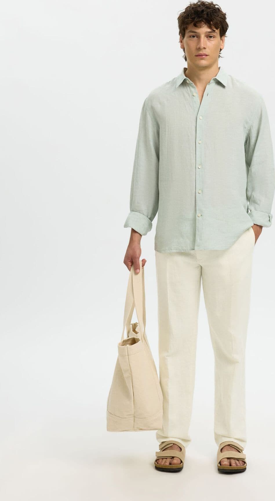 SELECTED Pantalone Uomo Selected Leroy Linen - 6