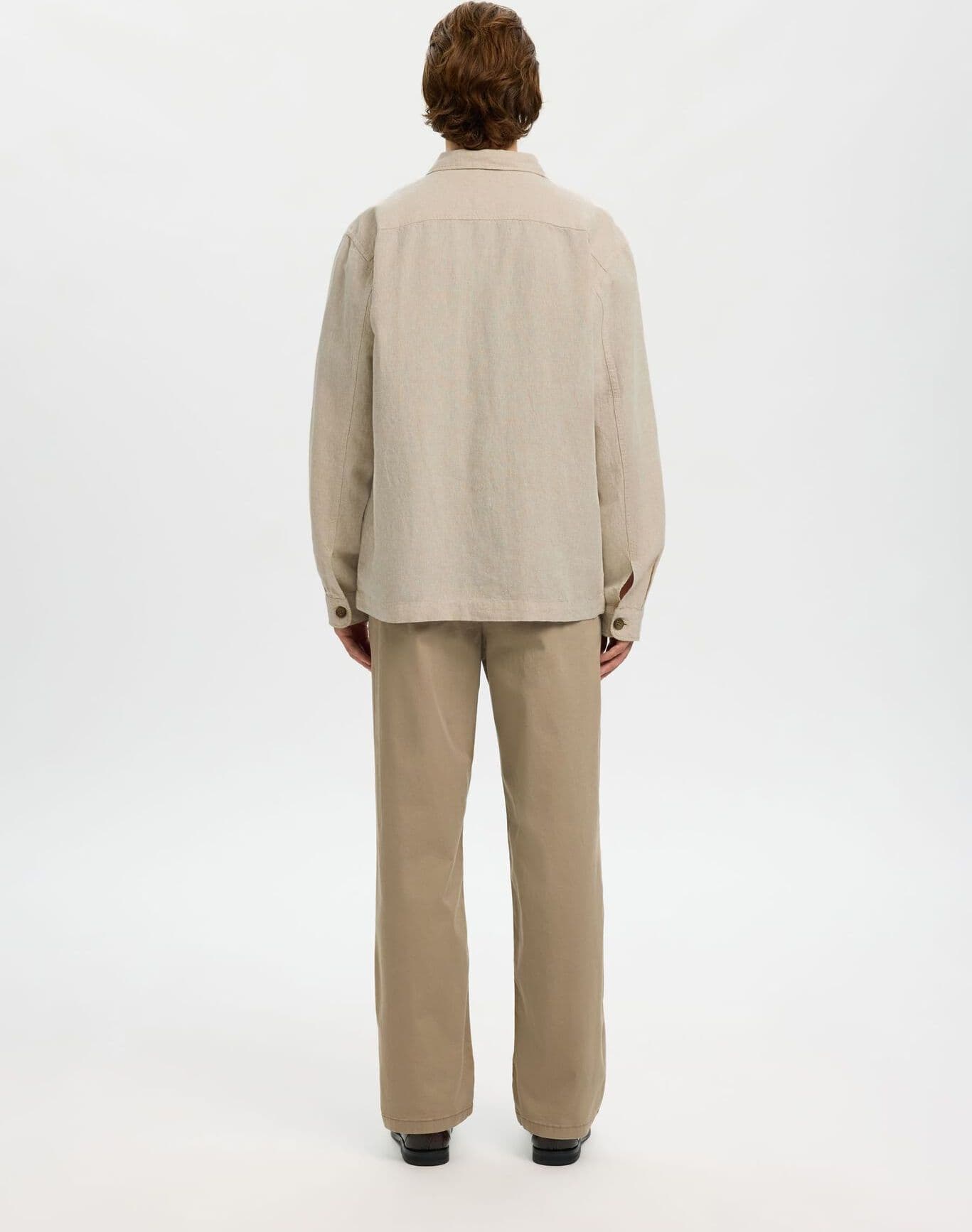 SELECTED Overshirt Uomo Selected Leroy Linen - 3