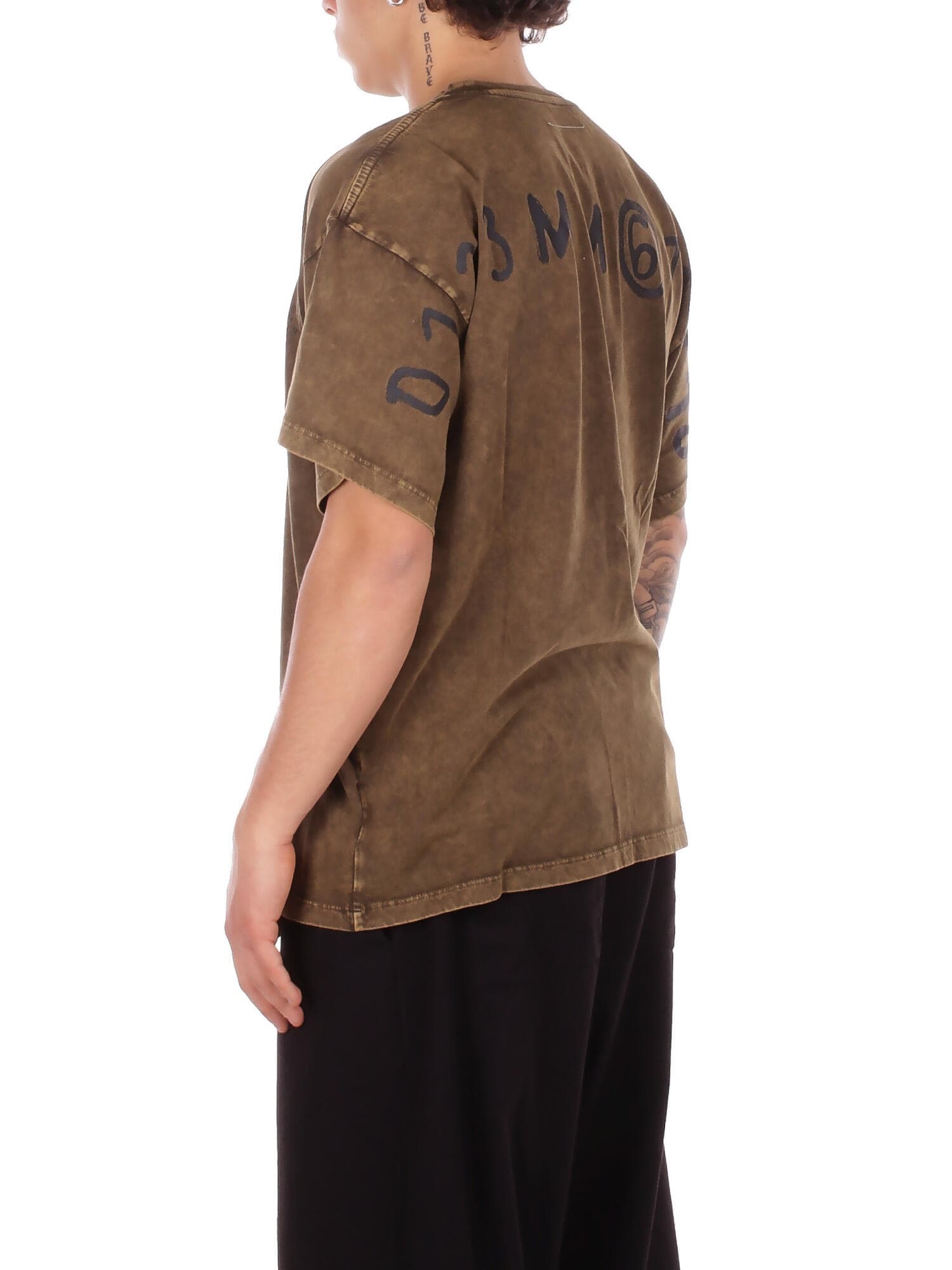 MM6 Maison Margiela  T-shirt e Polo Kaki - 3