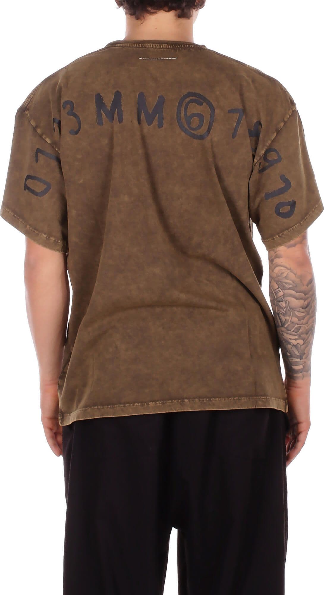 MM6 Maison Margiela  T-shirt e Polo Kaki - 4