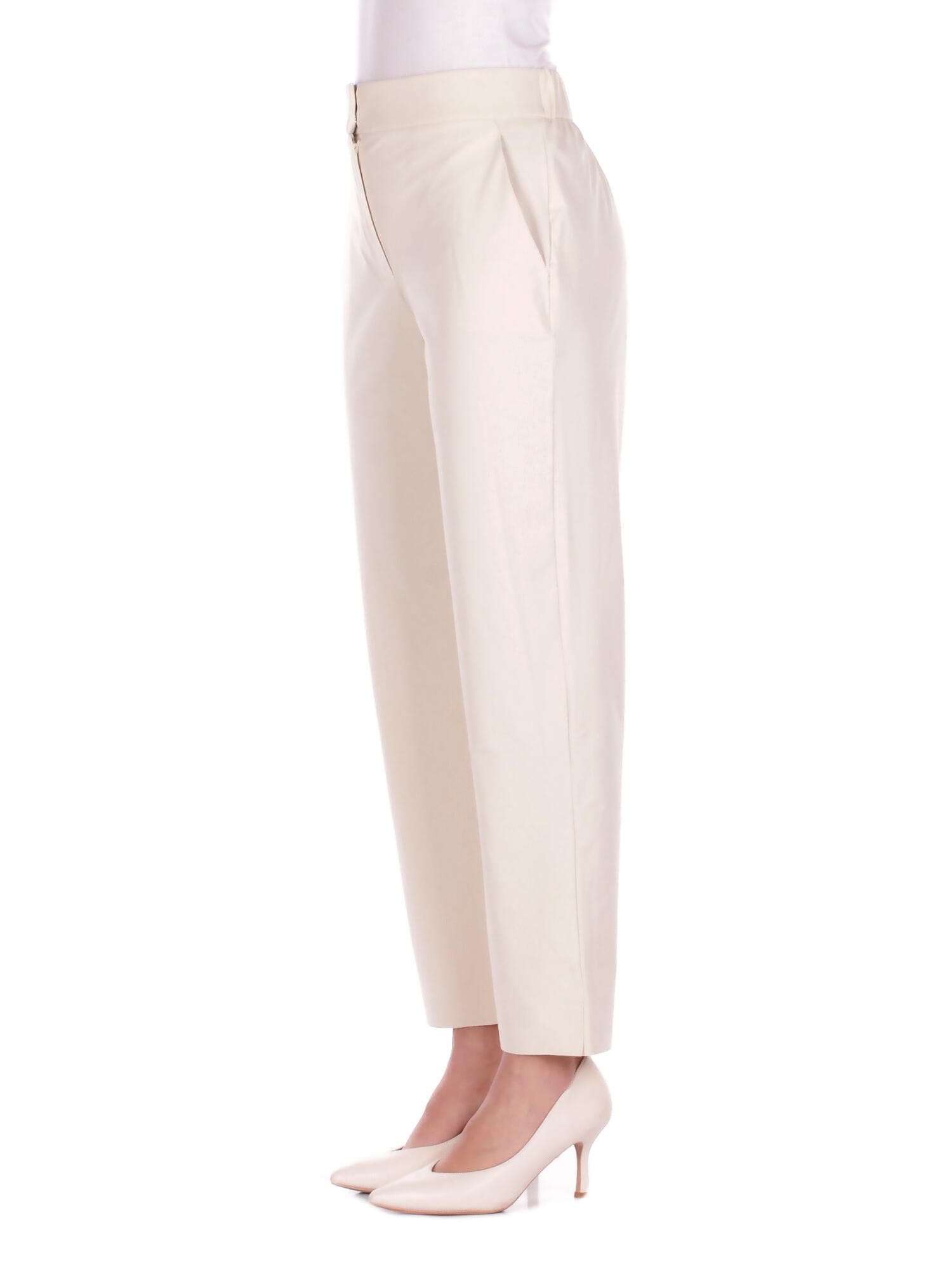 MM MAX MARA  Pantaloni Panna - 2