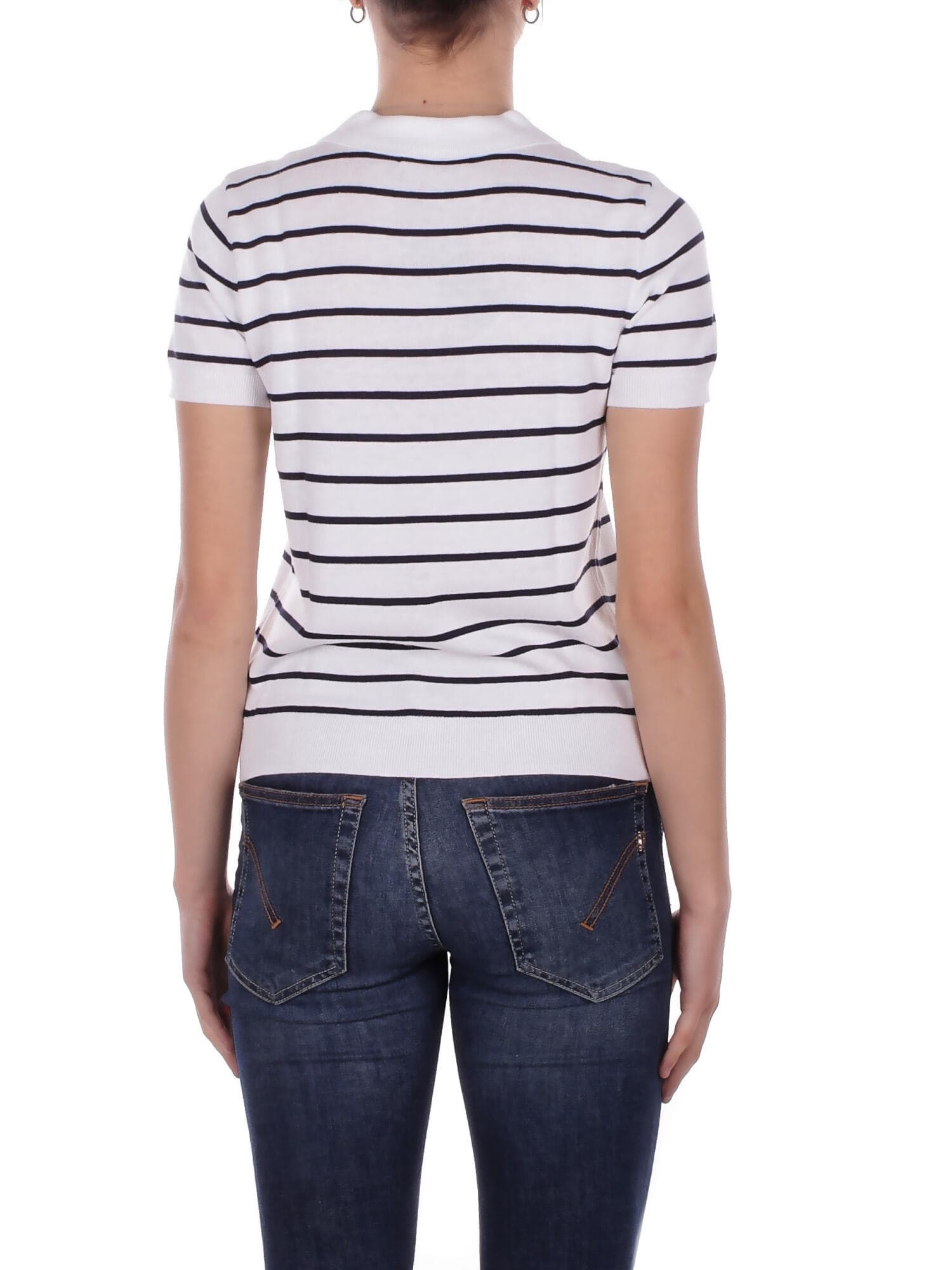 Ralph Lauren  Maglie White navy - 4