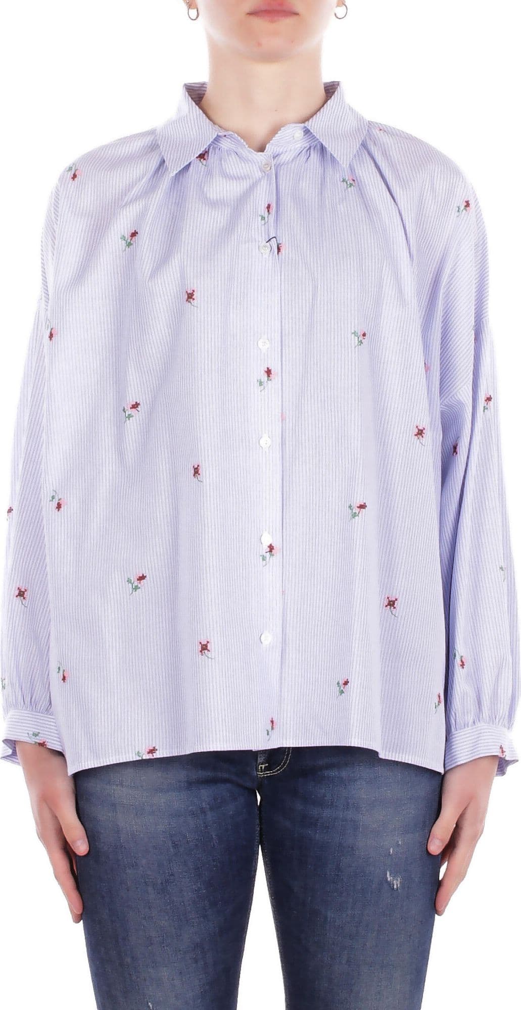 WEEKEND MAX MARA  Camicie Riga celeste
