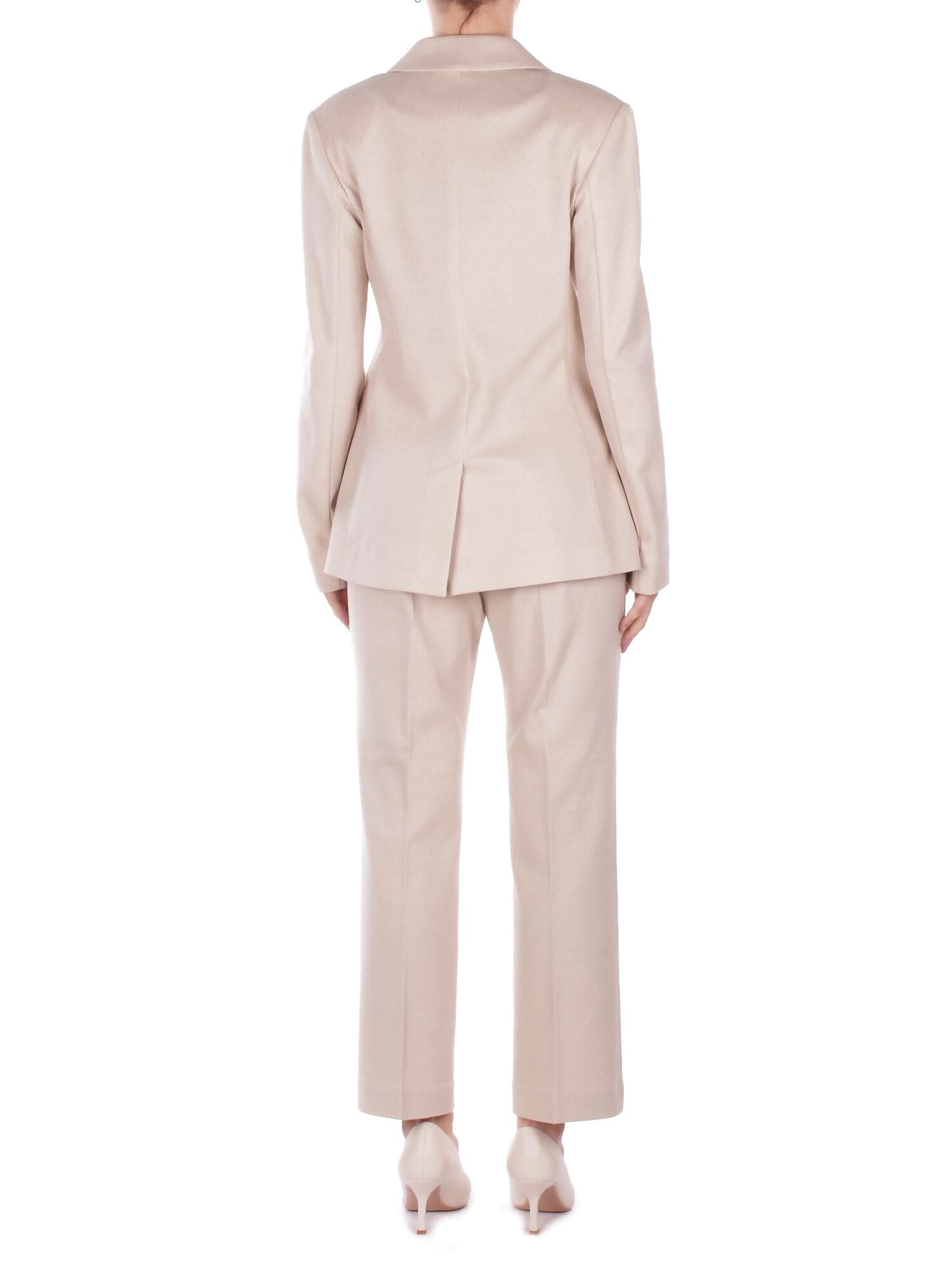 MM MAX MARA  Pantaloni Panna - 4