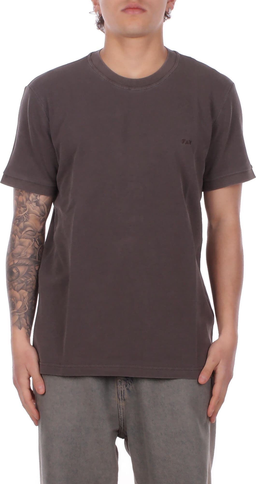 Fay  T-shirt e Polo Marrone scuro - 7