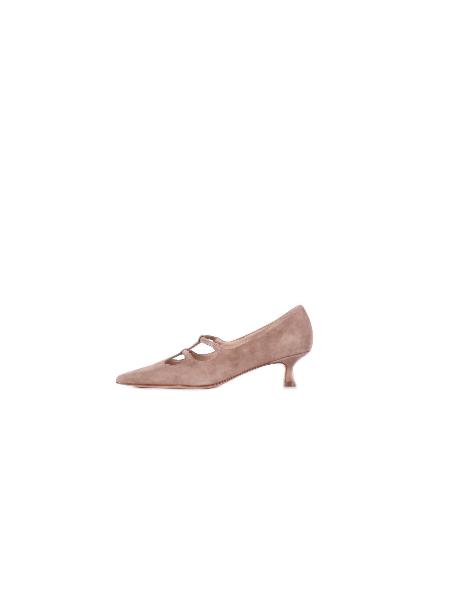 Anna F.  Scarpe con Tacco Tortora - 7